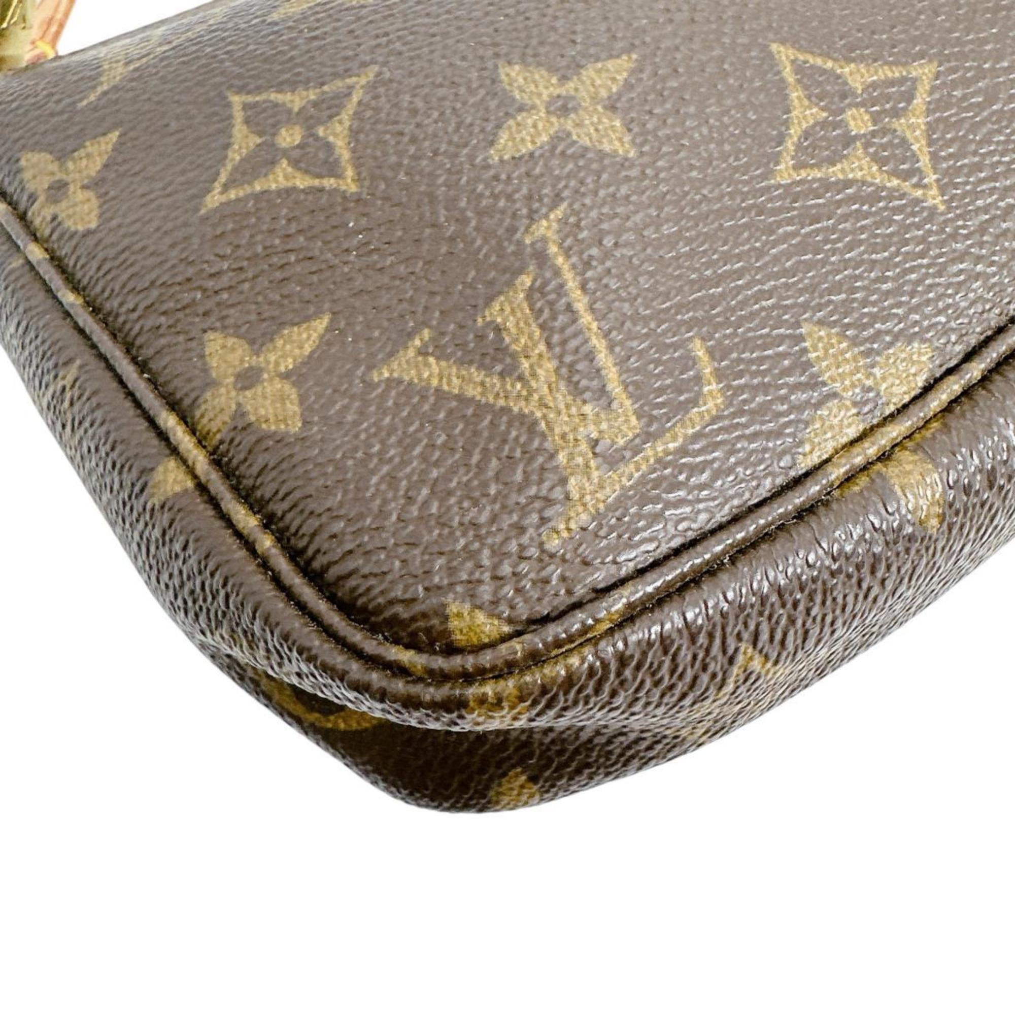 Louis Vuitton Monogram Brown Monogram Pochette Pouch Shoulder Bag (Pre-Owned)