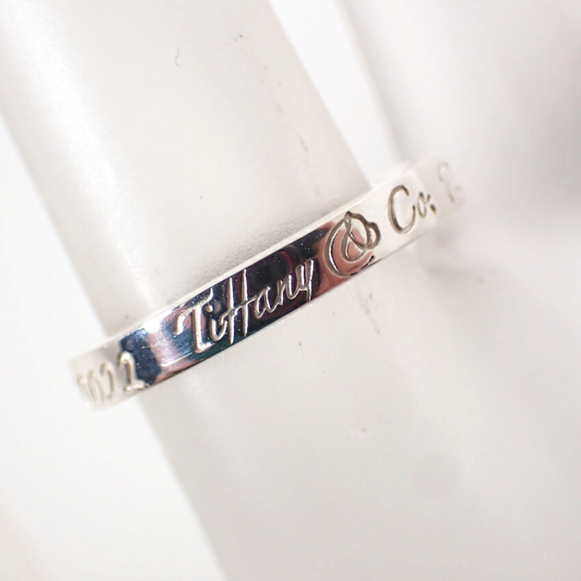 Tiffany Sterling Silver 925 Band Ring (Pre-Owned)