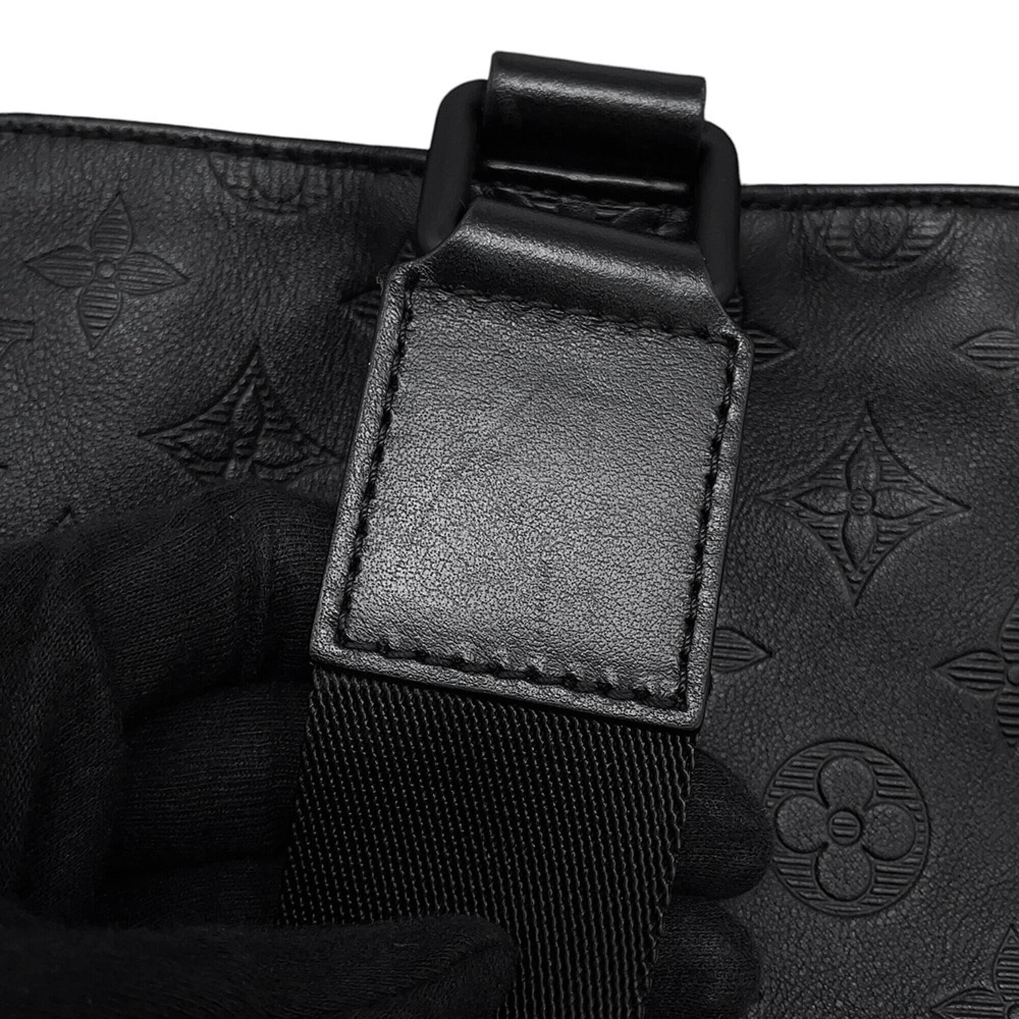 Louis Vuitton Black Monogram Noir Monogram Shadow Handbag Sling Bag (Pre-Owned)