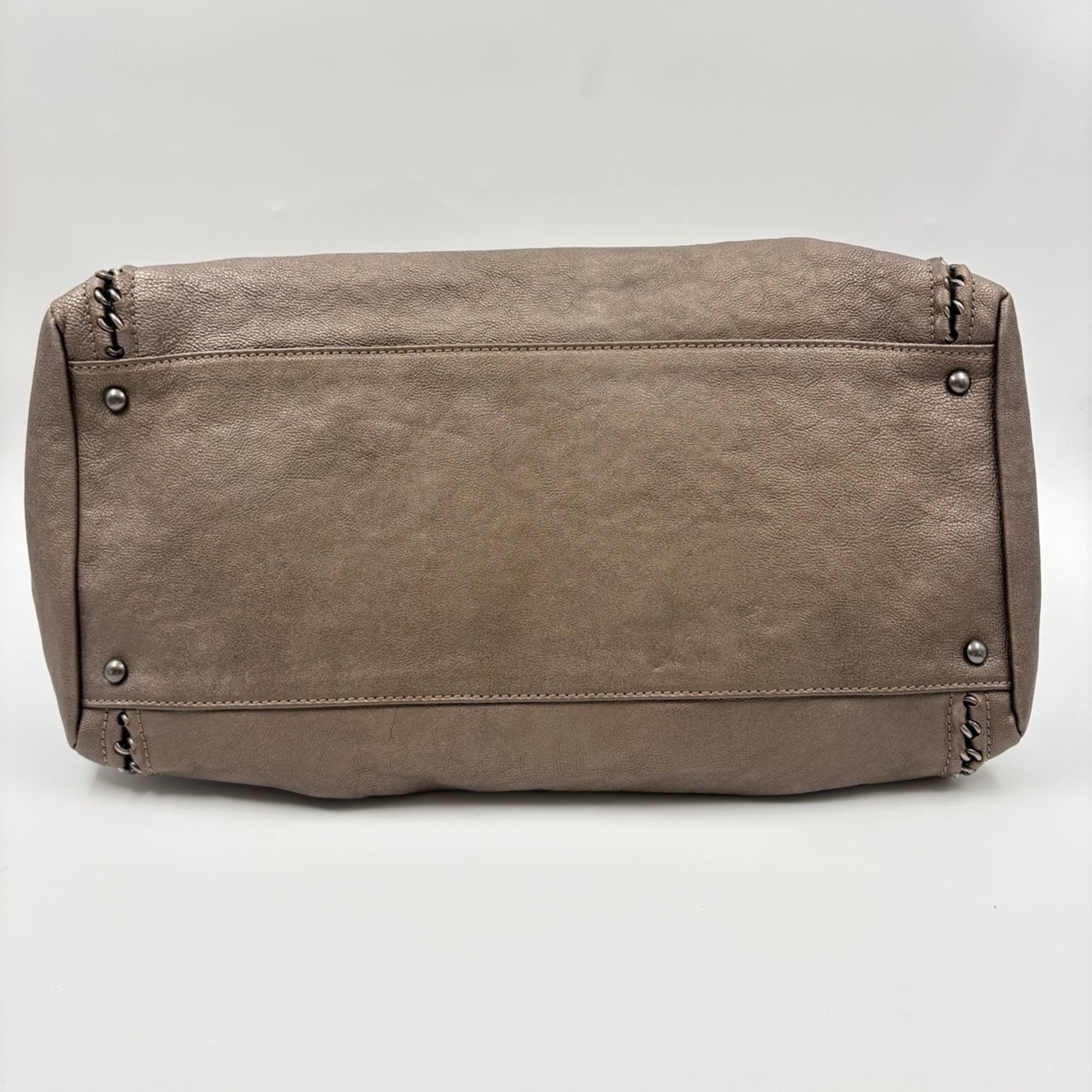 Chanel Gray Boston Bag (Pre-Owned)