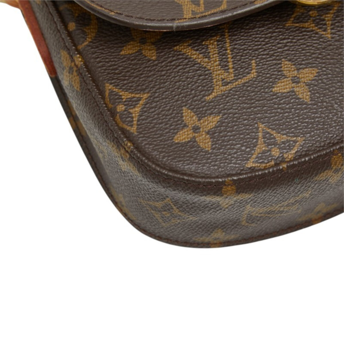 Louis Vuitton Brown Pvc Leather Shoulder Bag (Pre-Owned)