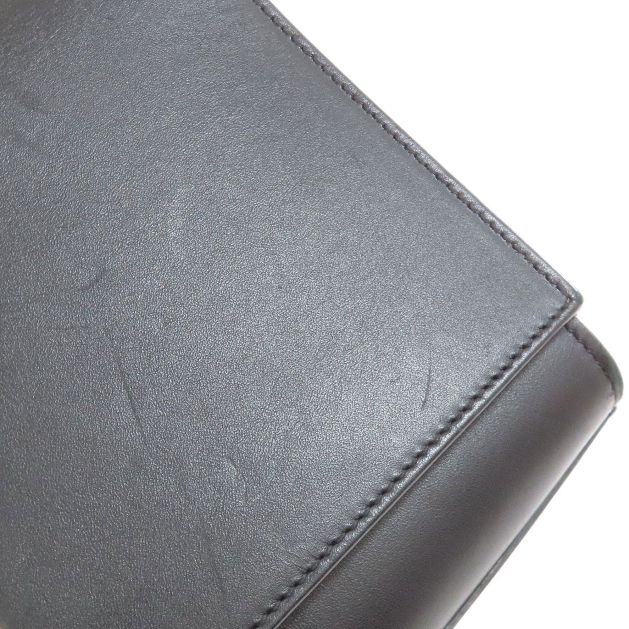 Yves Saint Laurent Black Leather Shoulder Bag (Pre-Owned)