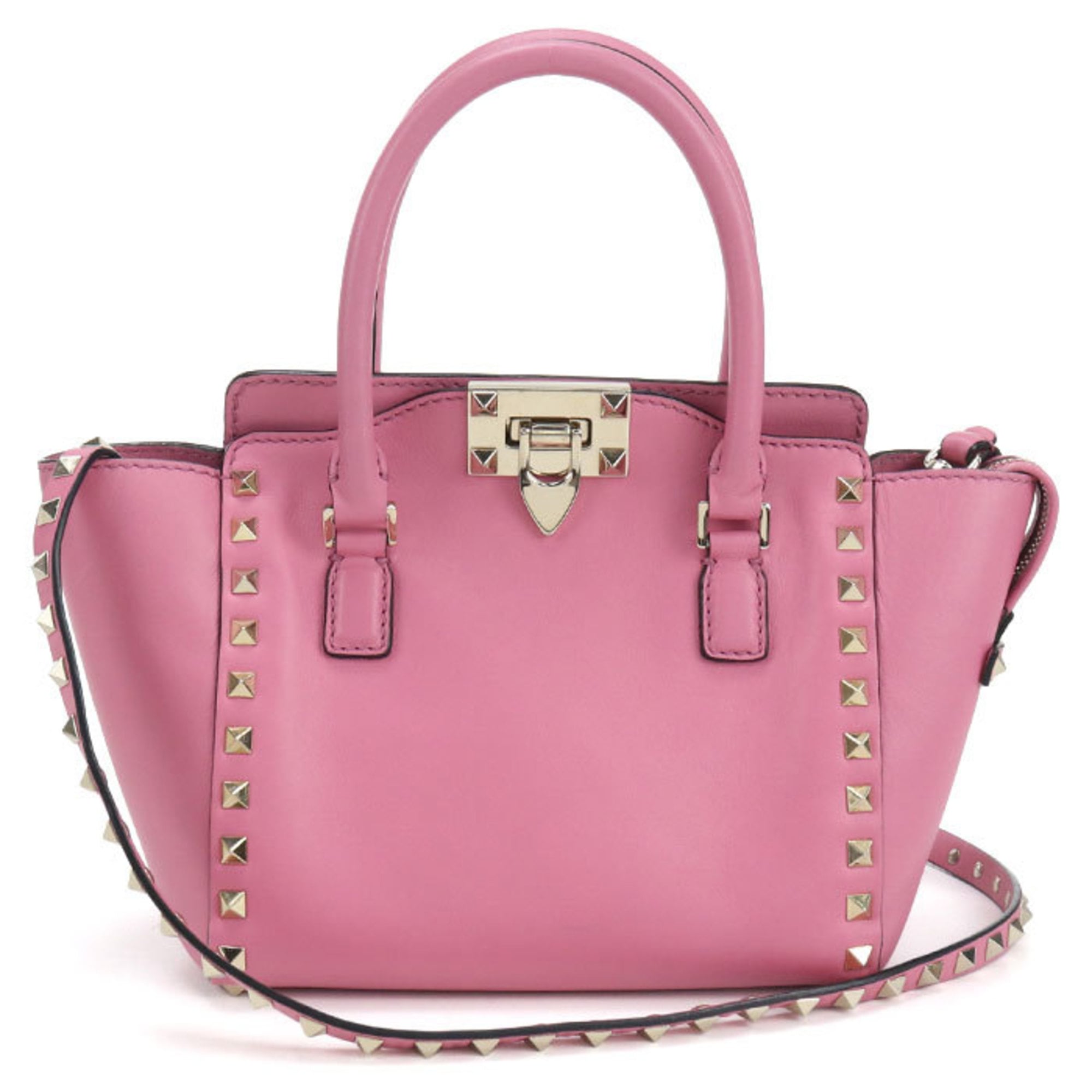 Valentino Garavani Pink Leather Handbag (Pre-Owned)