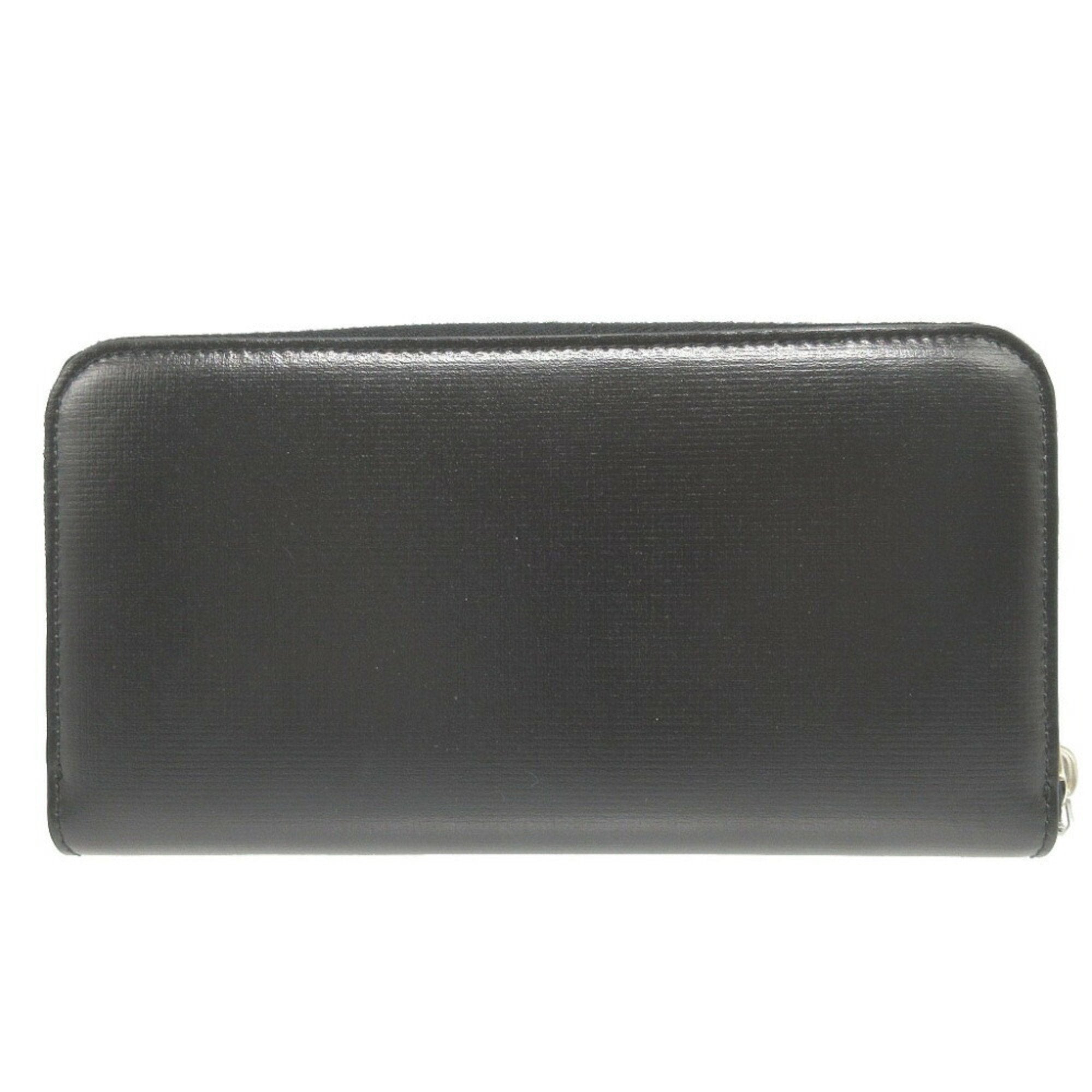 Givenchy Black Leather Long Wallet (Bi-Fold) (Pre-Owned)