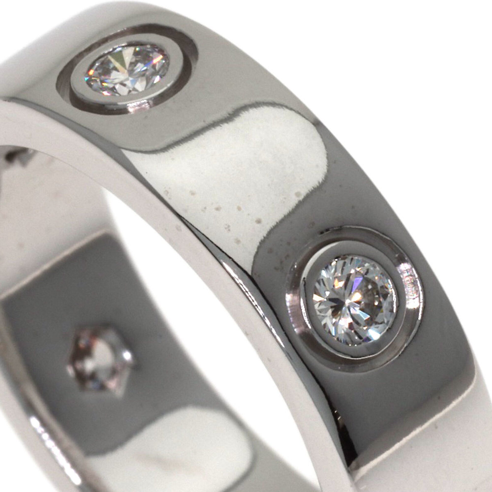 Cartier White Gold White Gold (18K) Band Ring (Pre-Owned)