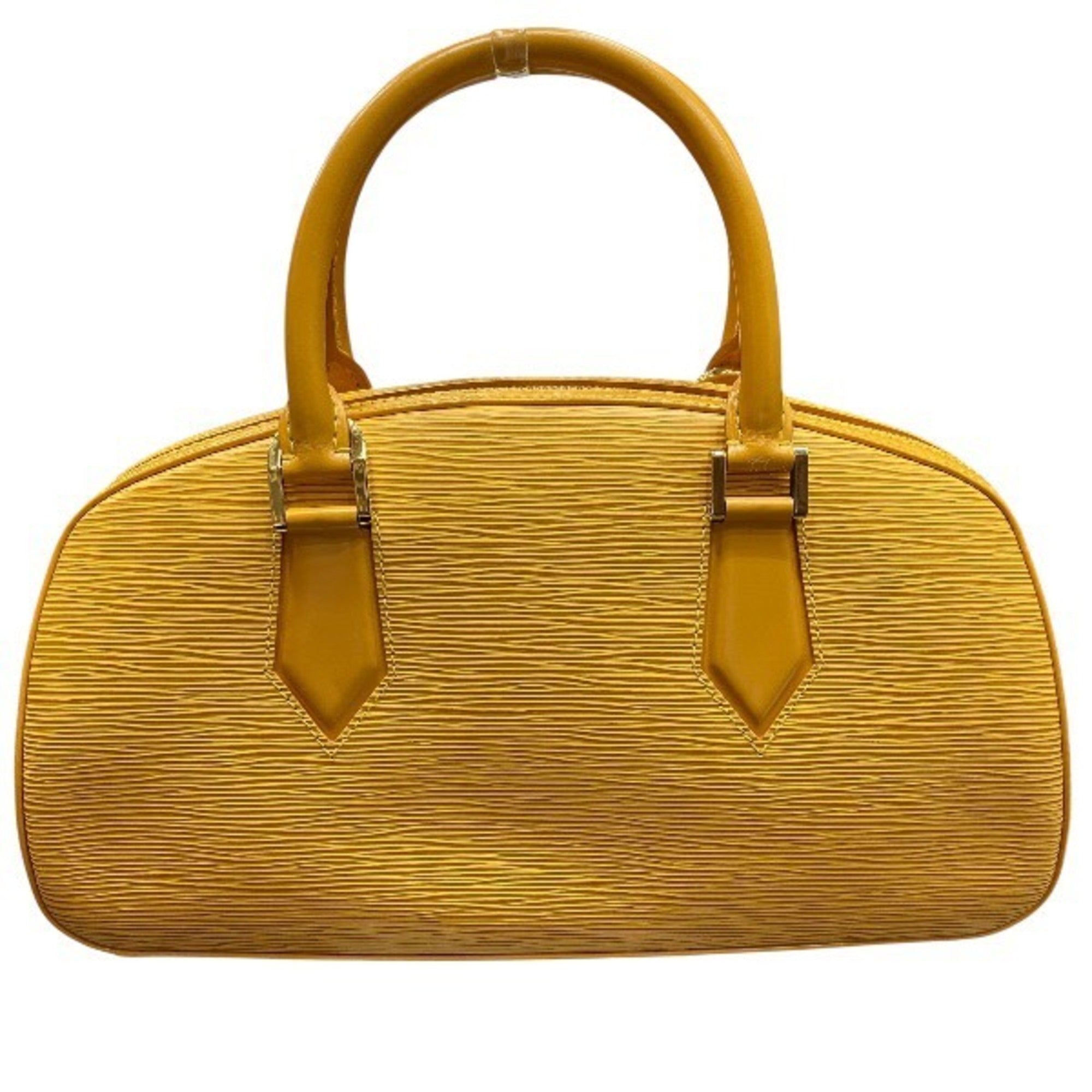 Louis Vuitton Yellow Leather Handbag (Pre-Owned)
