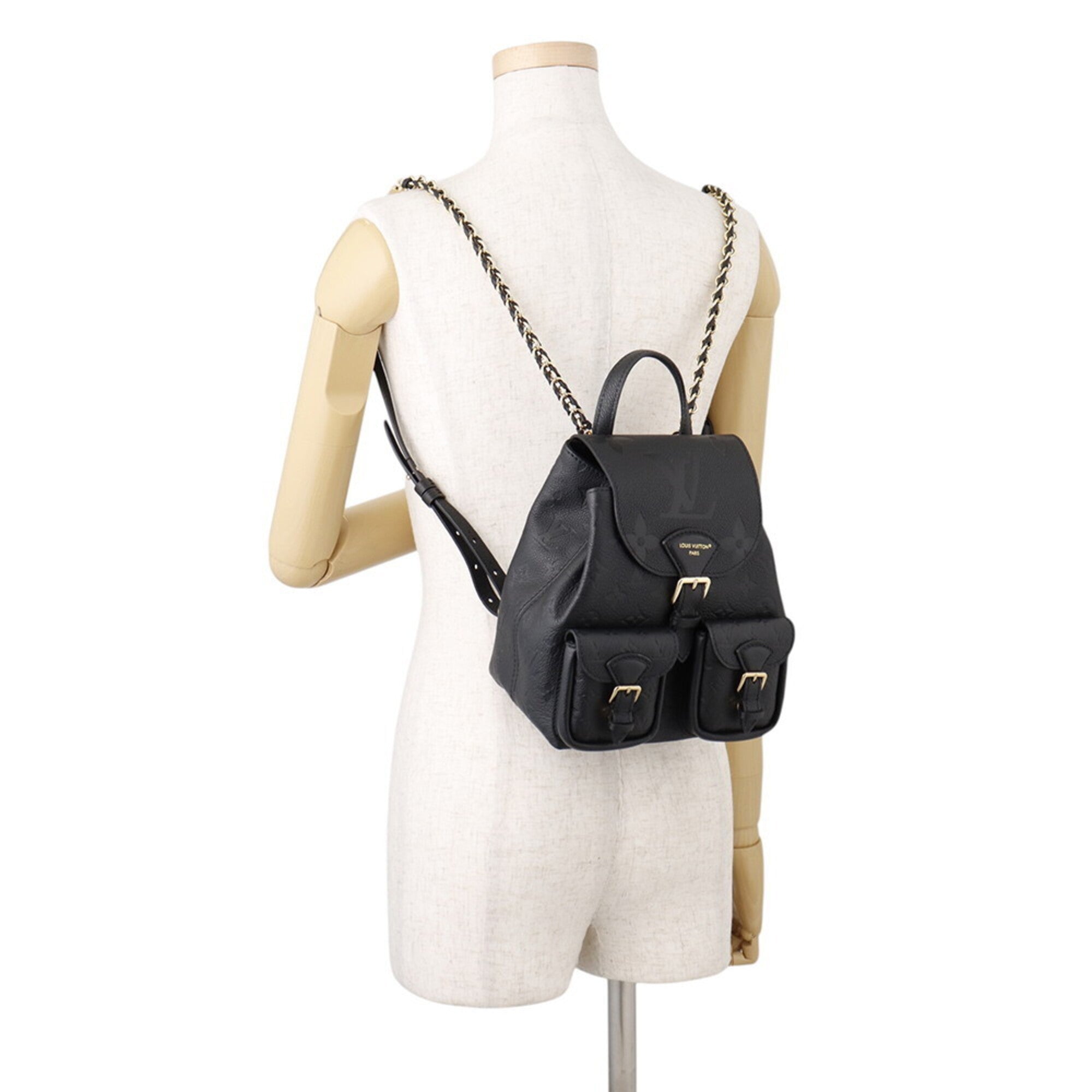 Louis Vuitton Black Noir Monogram Empreinte Backpack (Pre-Owned)
