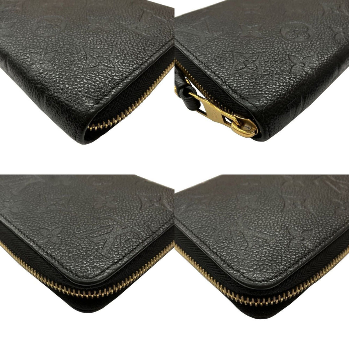 Louis Vuitton Noir Monogram Empreinte Long Wallet (Bi-Fold) (Pre-Owned)