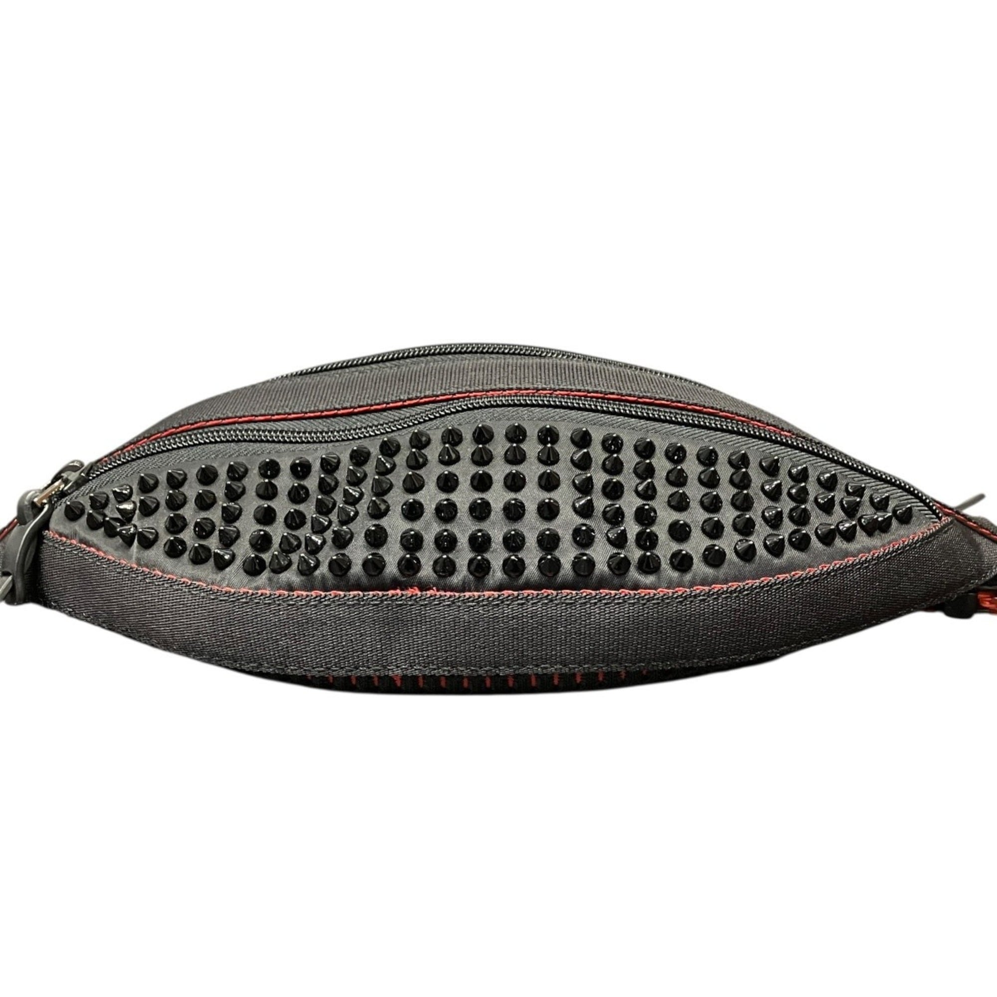Christian Louboutin Black Nylon Sling Bag (Pre-Owned)