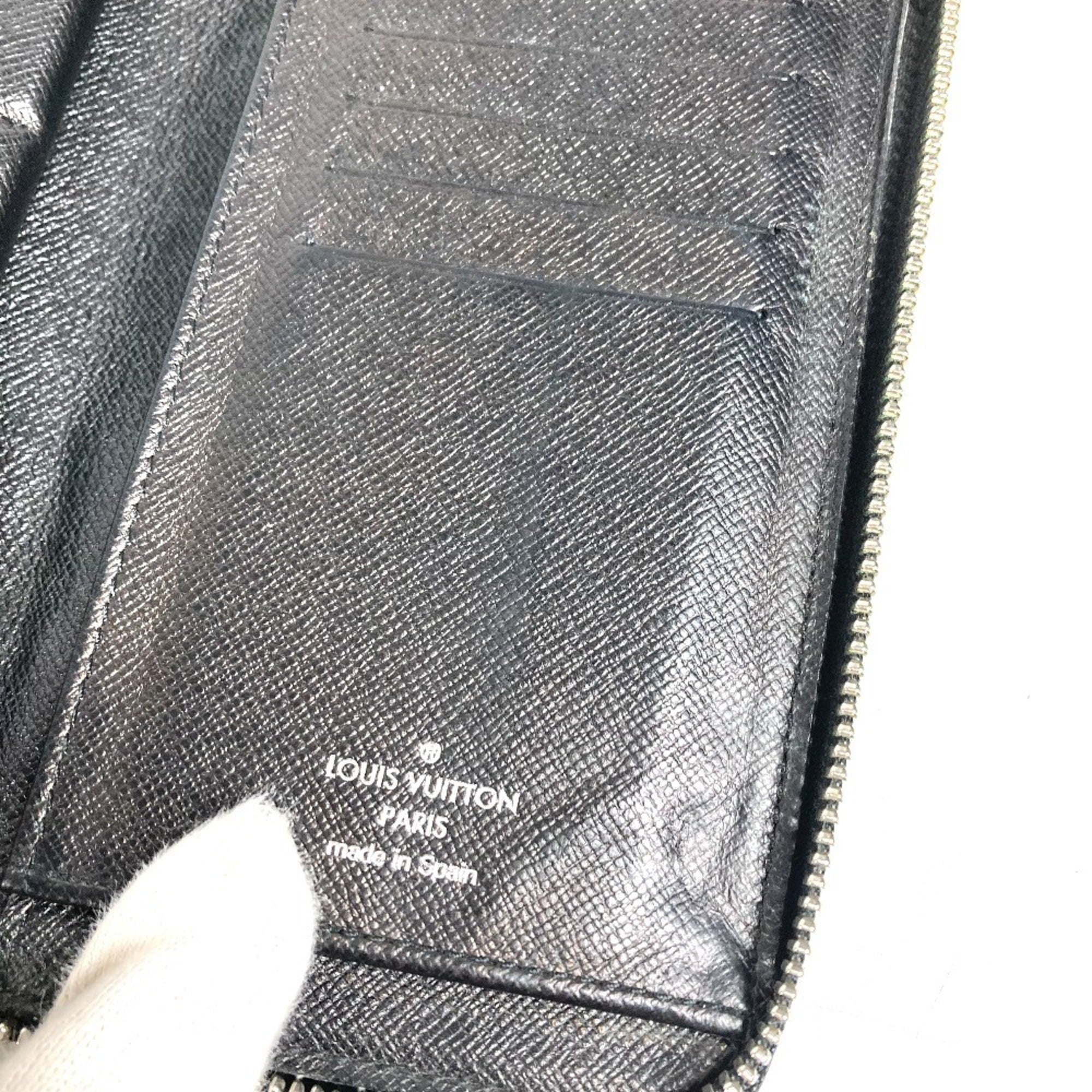 Louis Vuitton Damier Graphite Black Damier Graphite Long Wallet (Bi-Fold) (Pre-Owned)