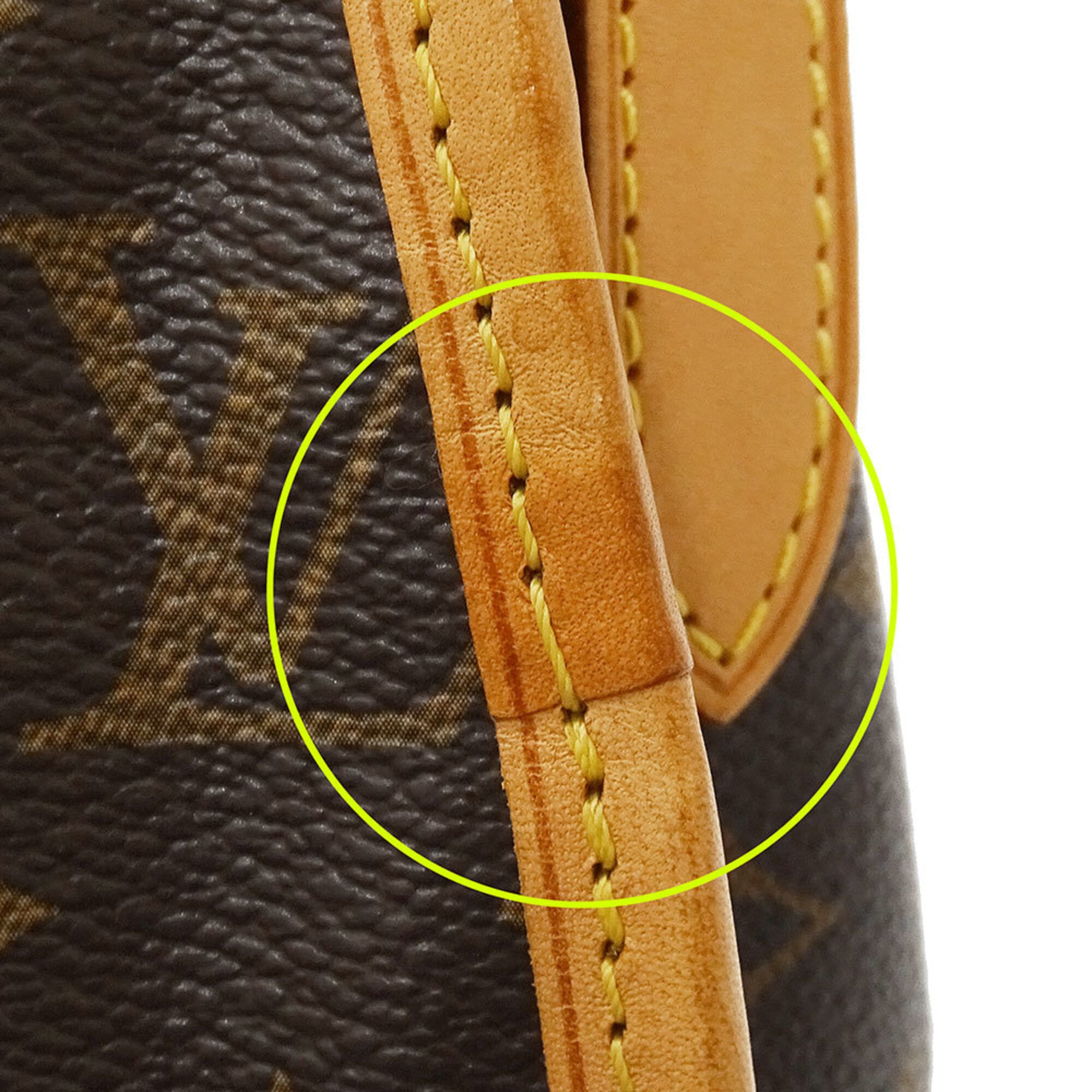 Louis Vuitton Brown Monogram Canvas Shoulder Bag (Pre-Owned)