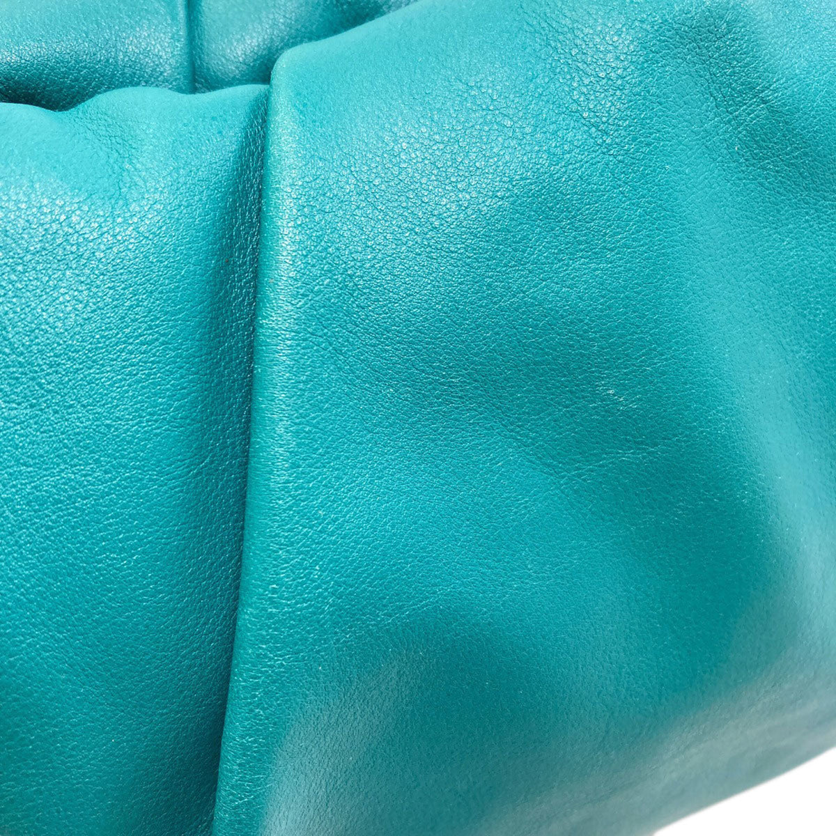 Bottega Veneta Green Leather Shoulder Bag (Pre-Owned)