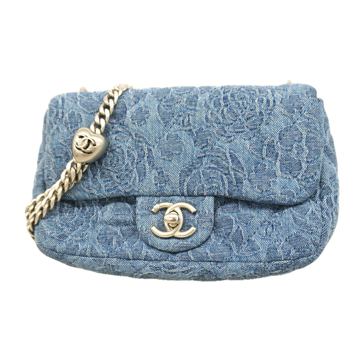Chanel Blue Denim Shoulder Bag (Pre-Owned)