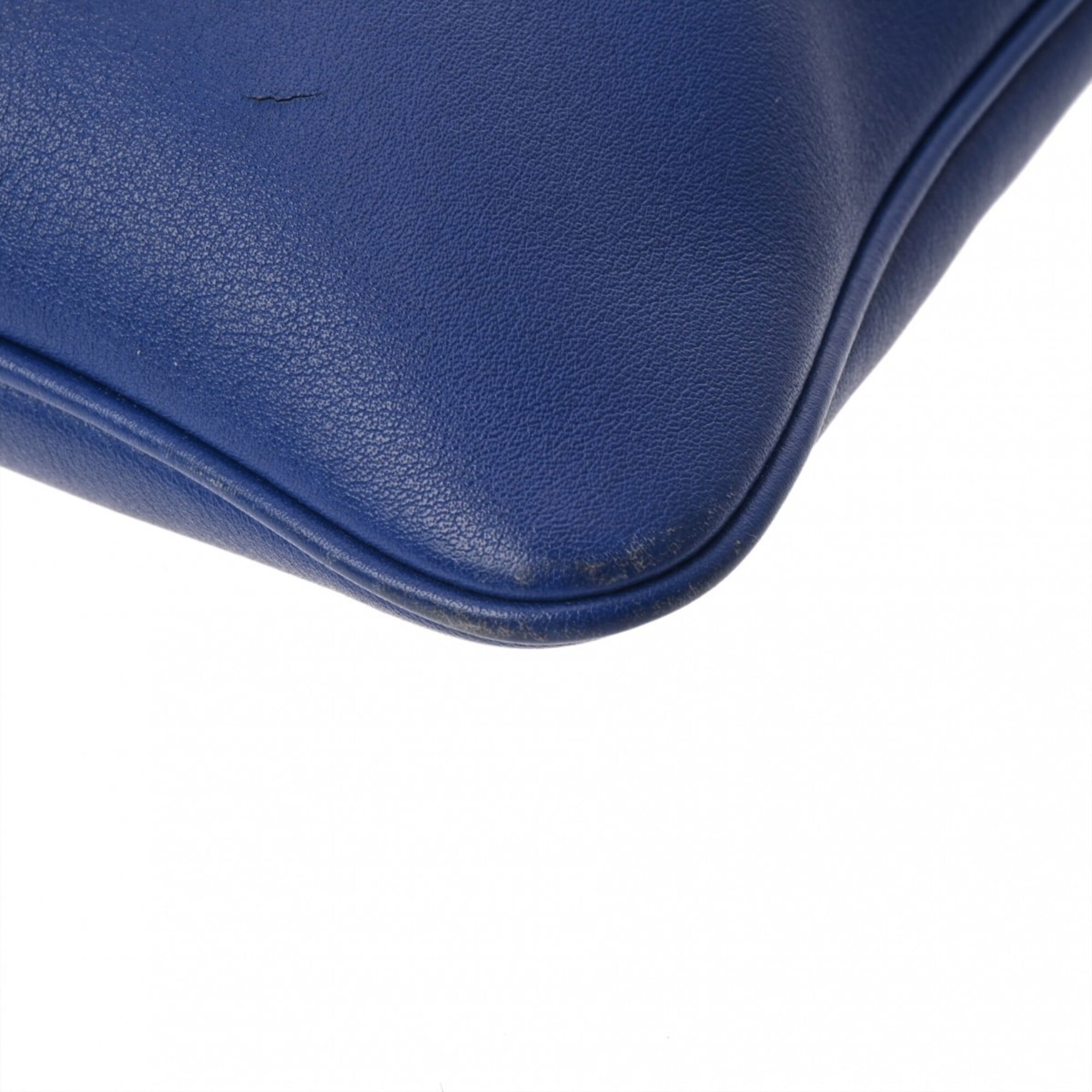 Hermes Blue Electric Swift Leather Shoulder Bag (Pre-Owned)