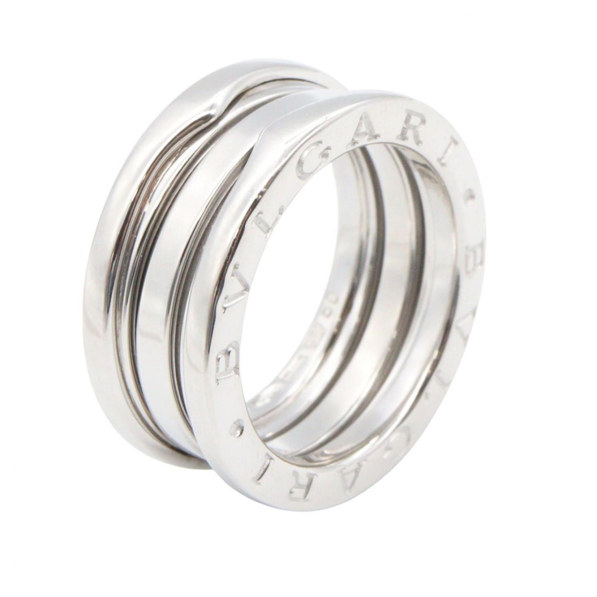 Bvlgari Silver White Gold (18K) Band Ring (Pre-Owned)