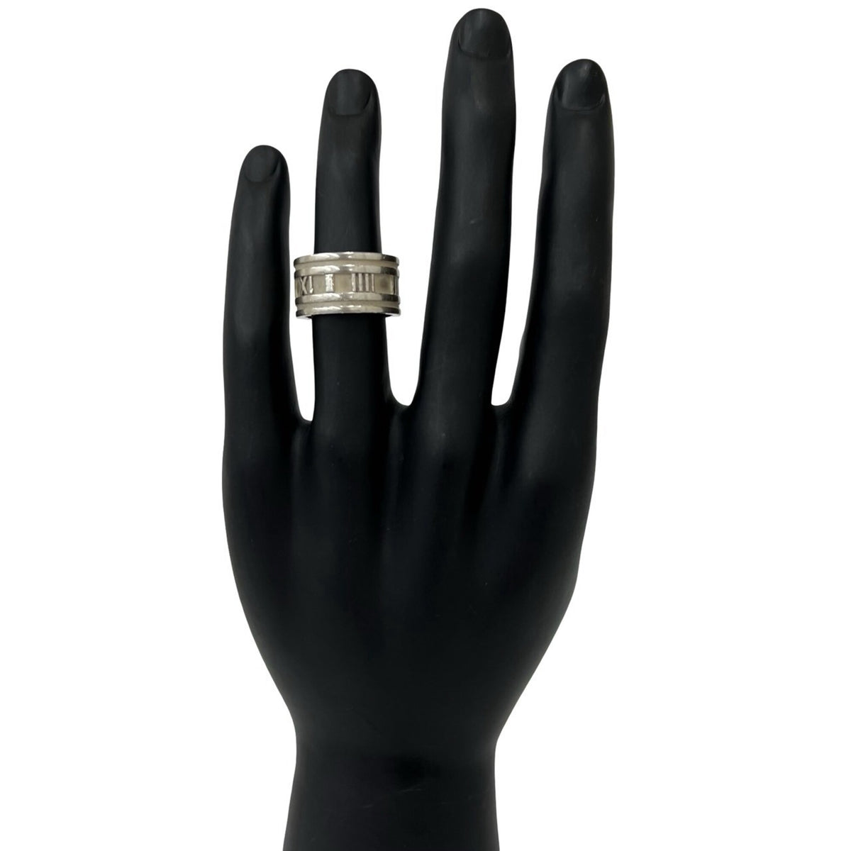 Tiffany Silver Silver 925 Band Ring (Pre-Owned)
