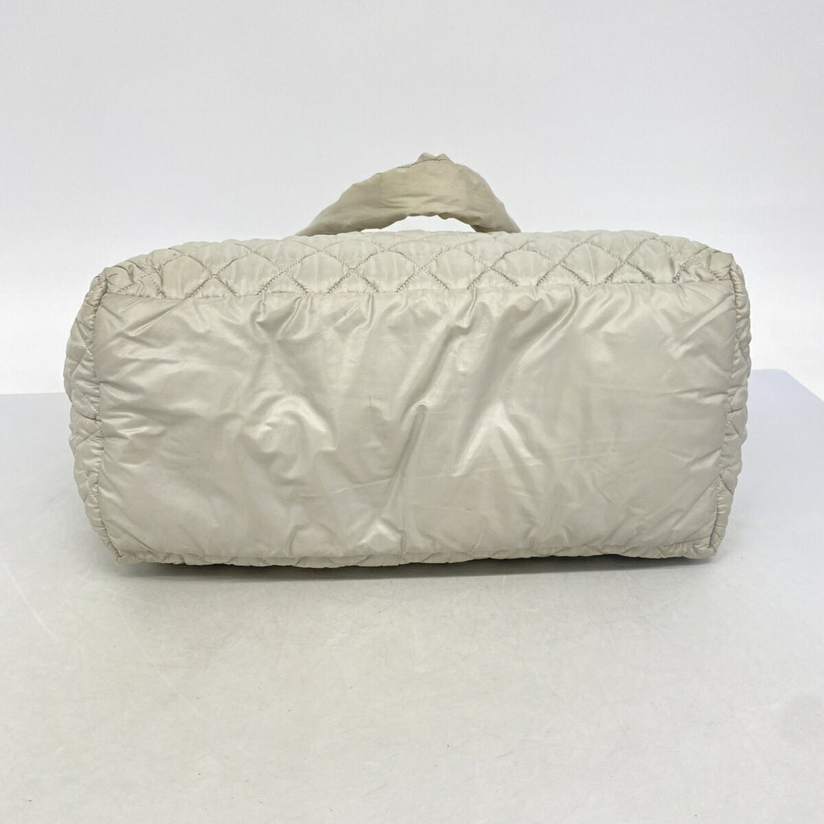 Chanel Gray Nylon Tote Bag (Pre-Owned)