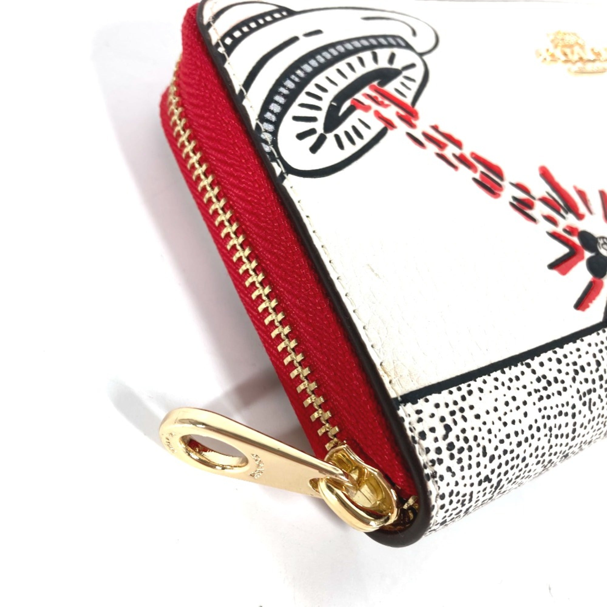 Coach White Leather Long Wallet (Bi-Fold) (Pre-Owned)