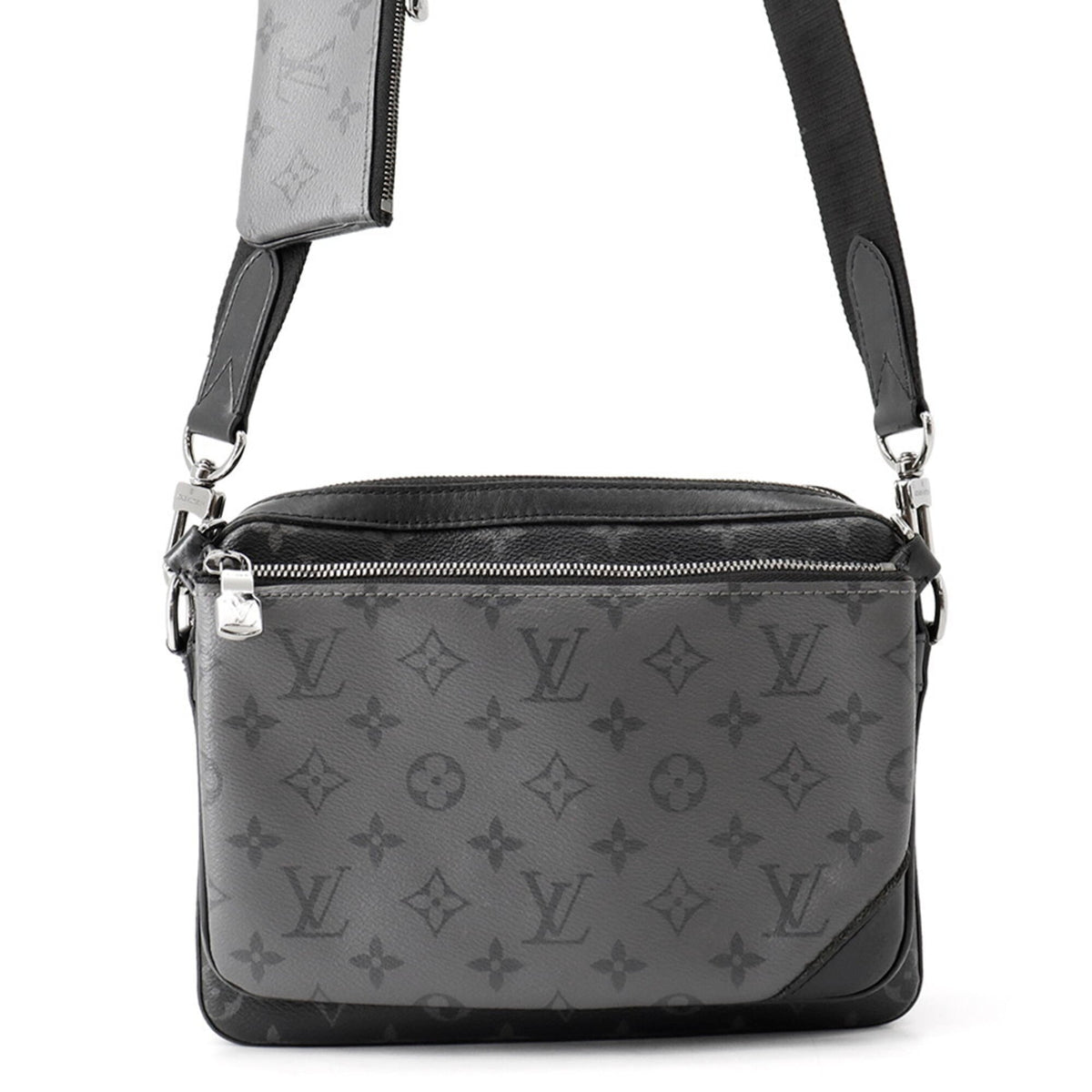 Louis Vuitton Noir Monogram Eclipse Monogram Eclipse Monogram Reverse Shoulder Bag (Pre-Owned)