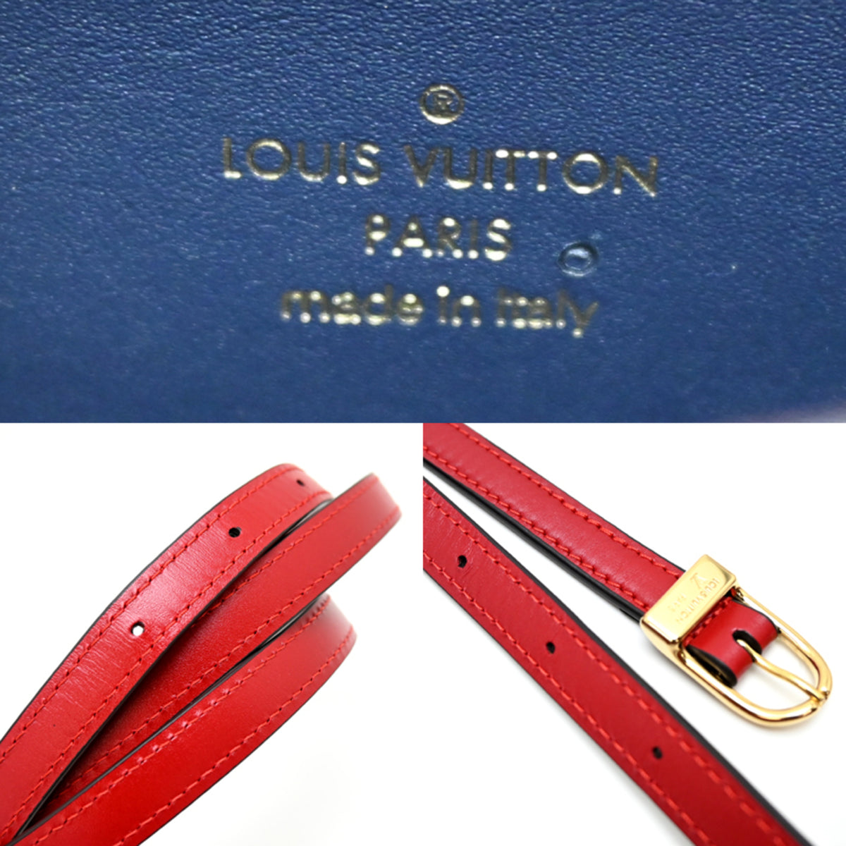Louis Vuitton Red Color Shoulder Bag (Pre-Owned)