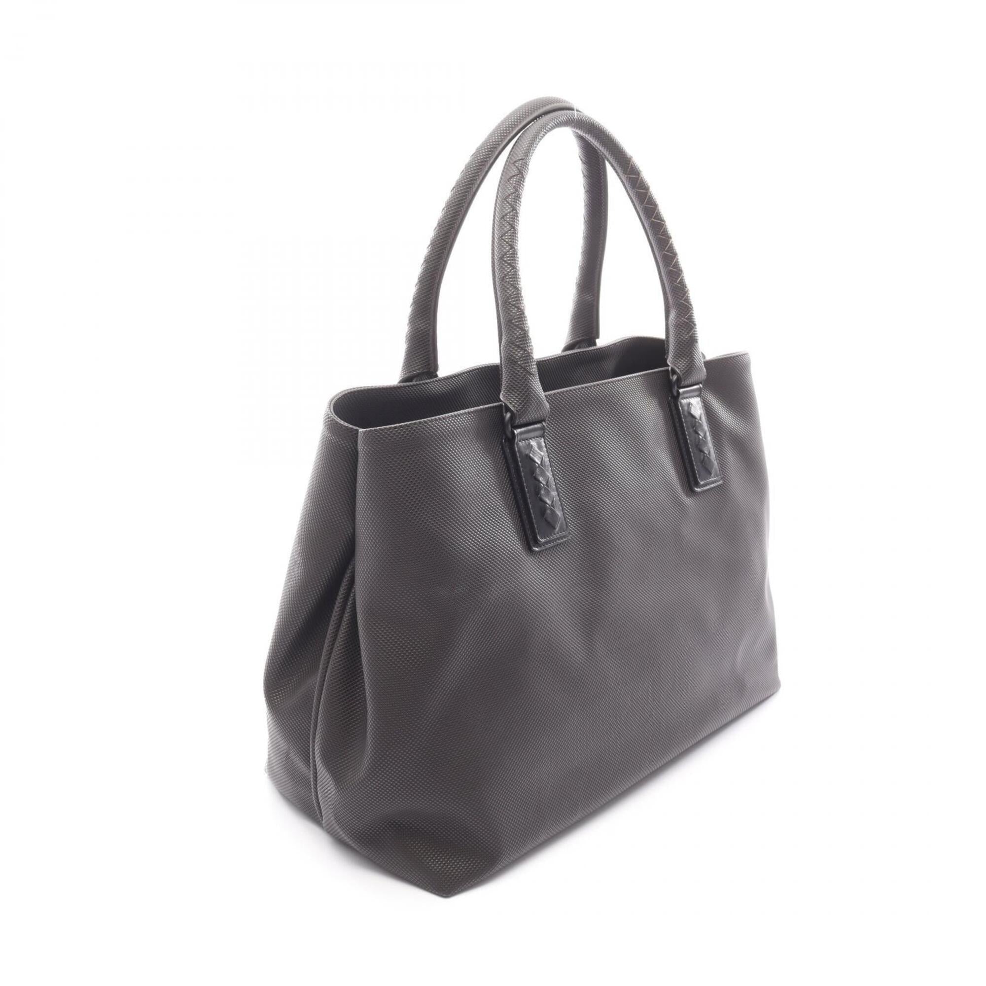 Bottega Veneta Brown Leather Handbag Tote Bag (Pre-Owned)