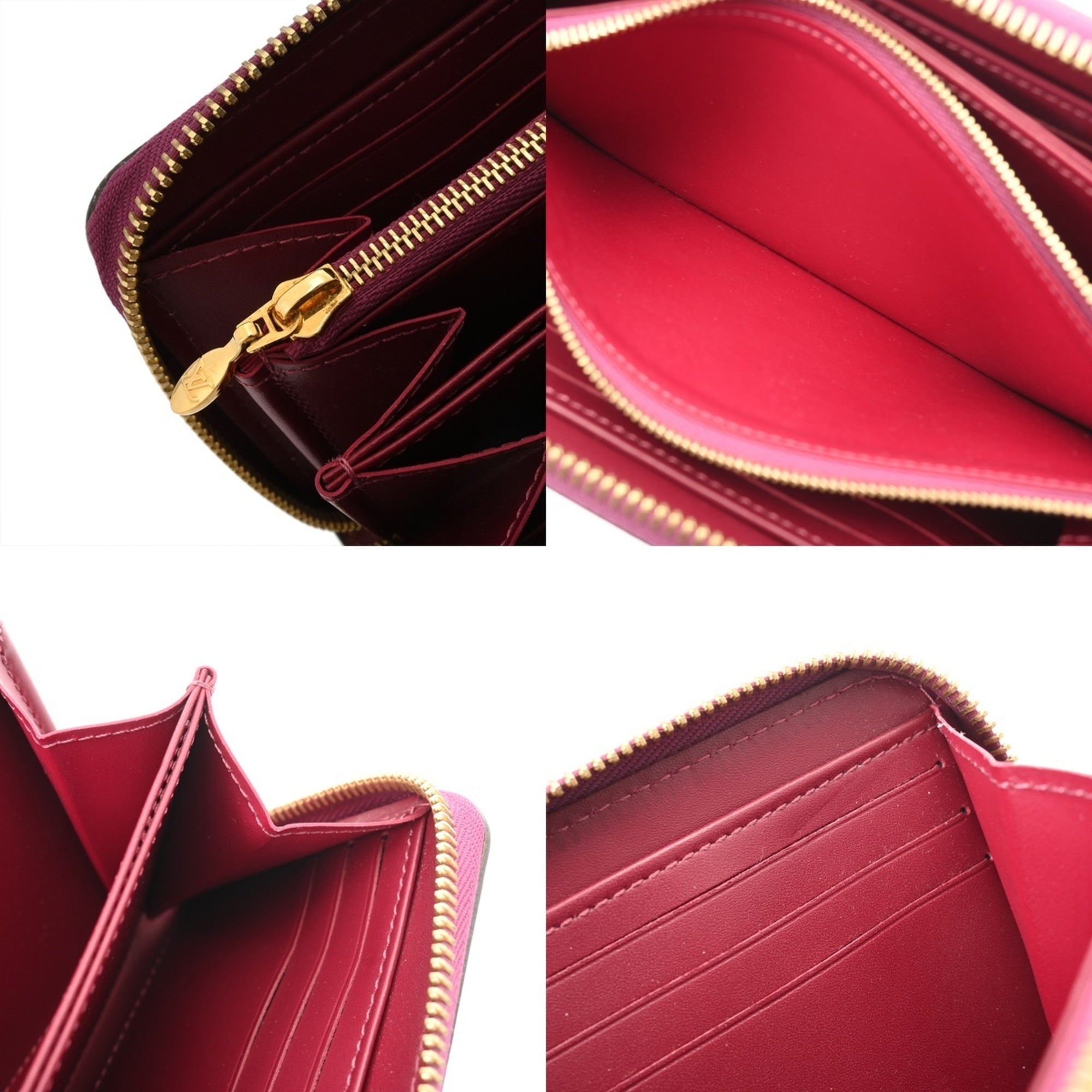 Louis Vuitton Amarante Magenta Monogram Vernis Long Wallet (Bi-Fold) (Pre-Owned)