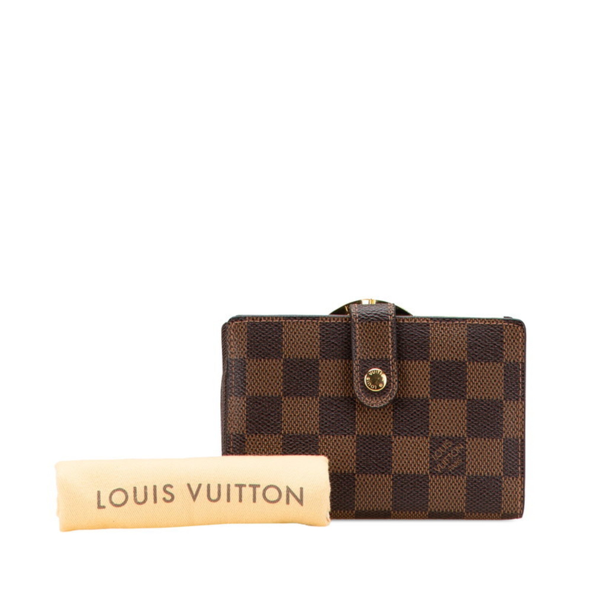 Louis Vuitton Brown Pvc Wallet (Tri-Fold) (Pre-Owned)