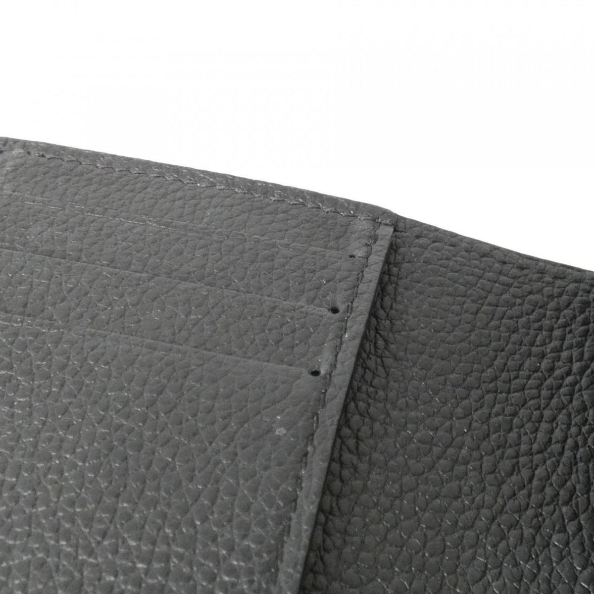 Louis Vuitton Black Leather Wallet (Bi-Fold) (Pre-Owned)