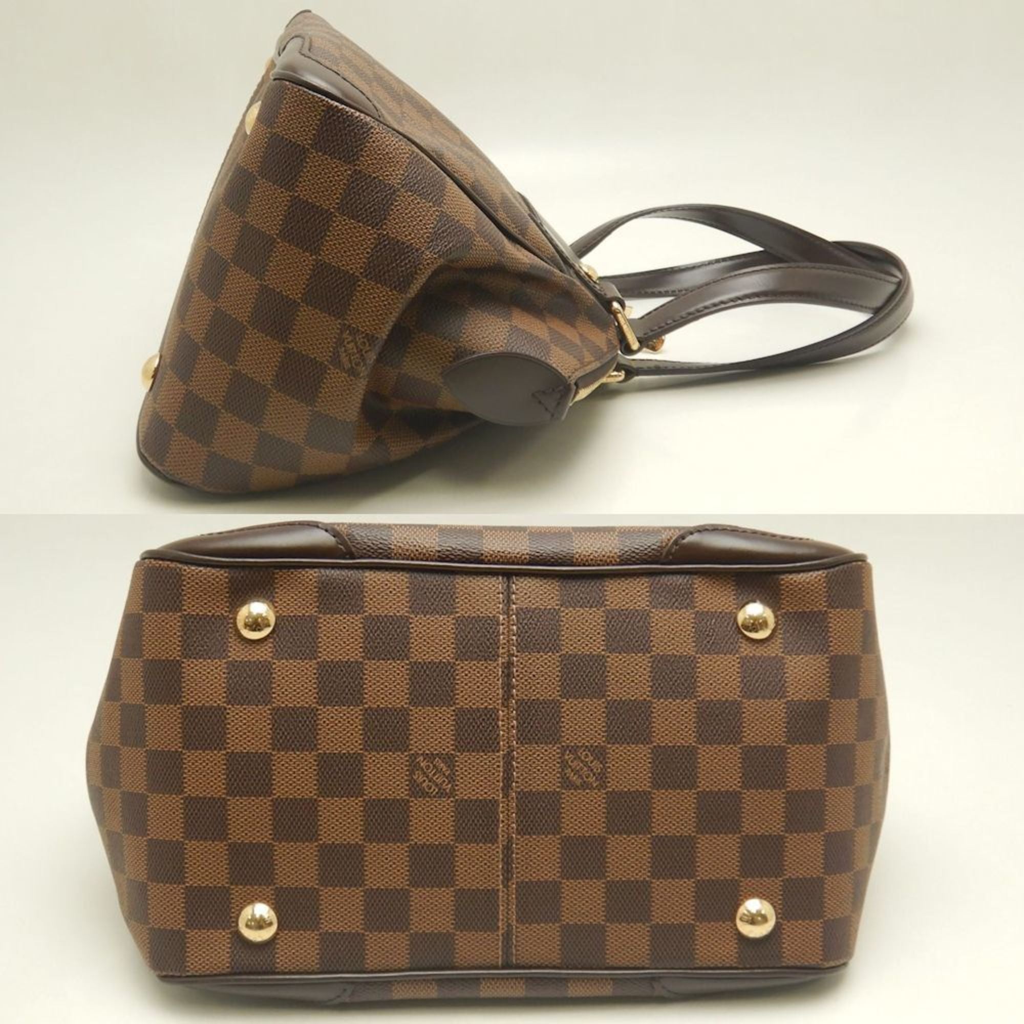 Louis Vuitton Damier Ebene Pvc Handbag (Pre-Owned)