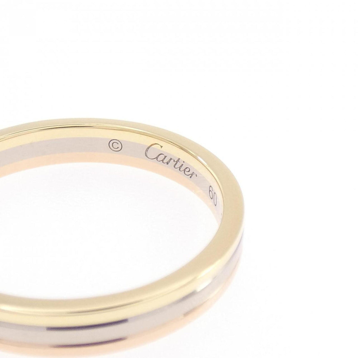 Cartier Pink Gold White Gold Yellow Gold Yellow Gold (18K) Pink Gold (18K) White Gold (18K) Band Ring (Pre-Owned)