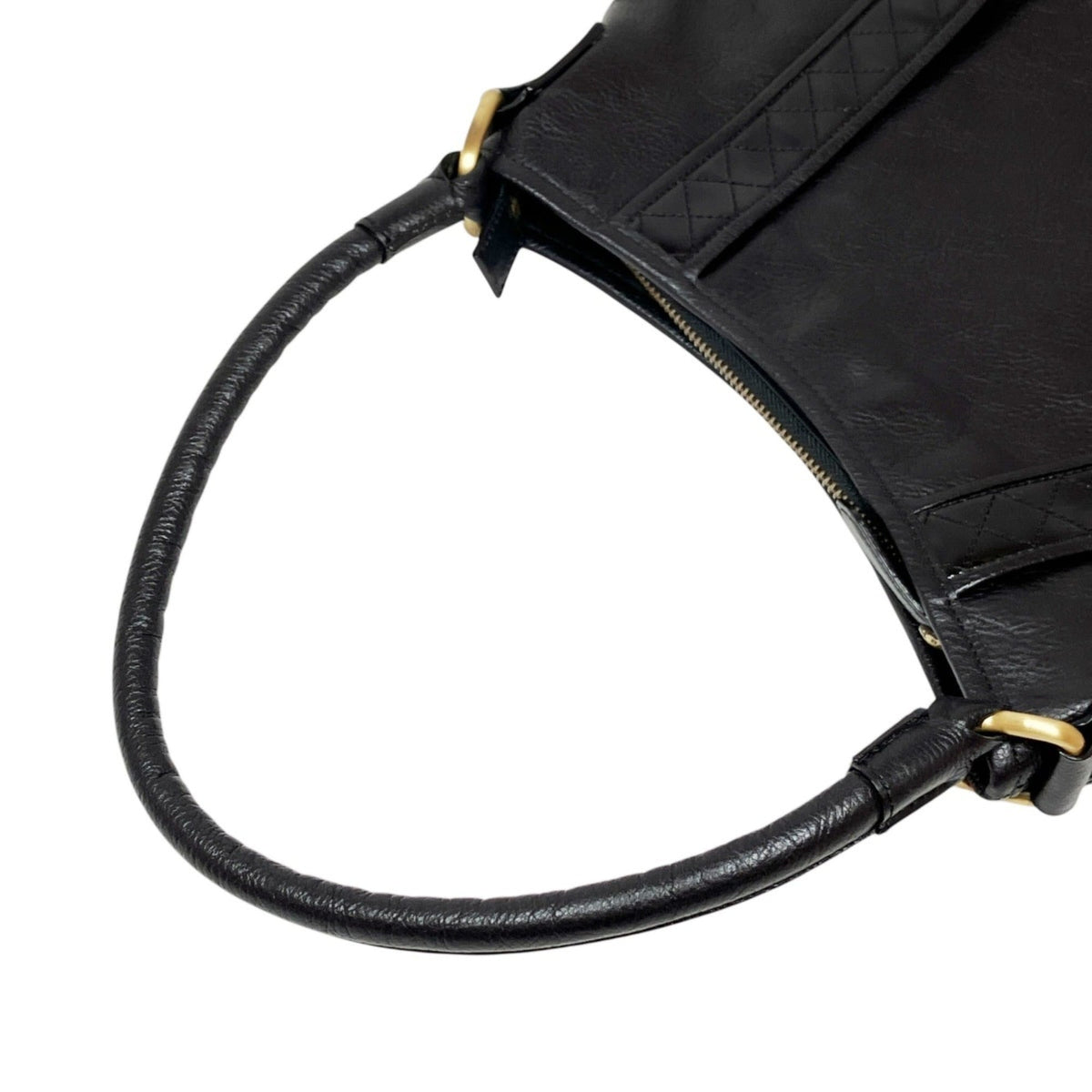 Burberry Black Leather Shoulder Bag (Pre-Owned)