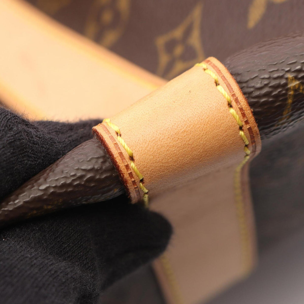 Louis Vuitton Brown Coated Canvas Leather Boston Bag Handbag (Pre-Owned)