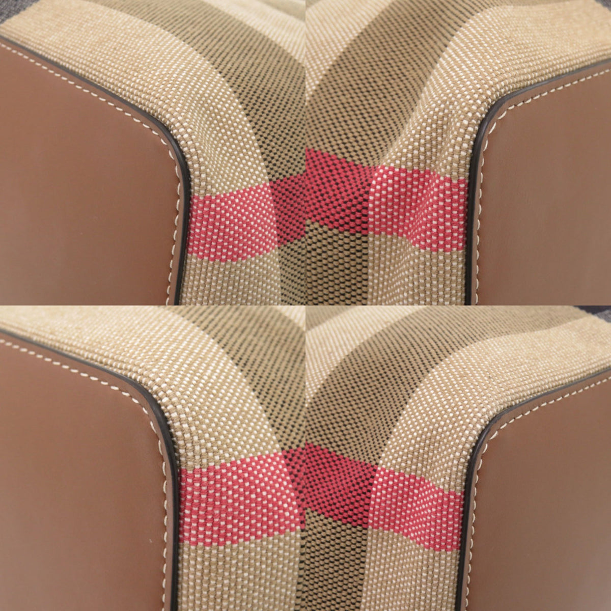 Burberry Brown Canvas Tote Bag (Pre-Owned)