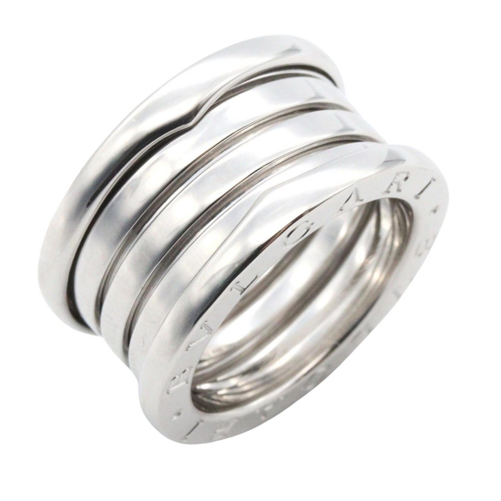 Bvlgari Silver White Gold (18K) Band Ring (Pre-Owned)
