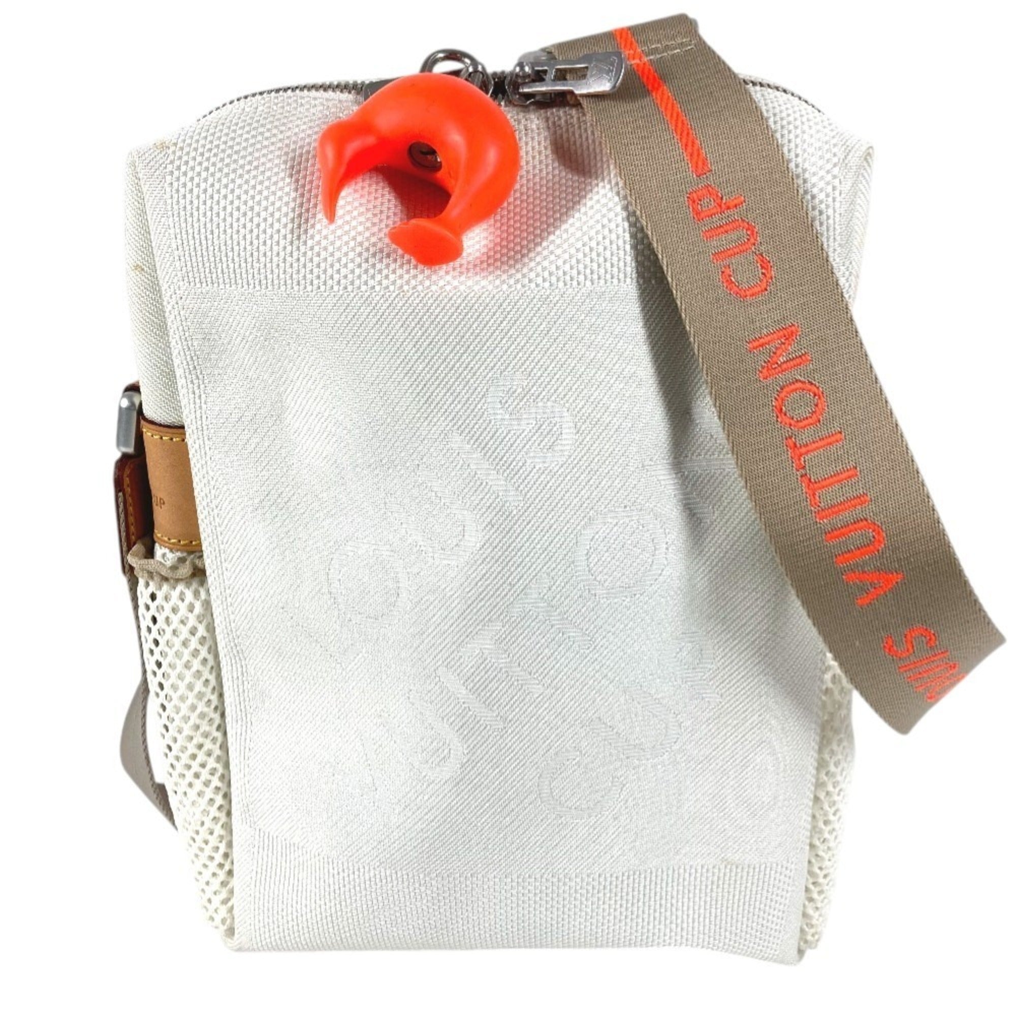 Louis Vuitton Orange White Damier Geant Pochette Shoulder Bag (Pre-Owned)