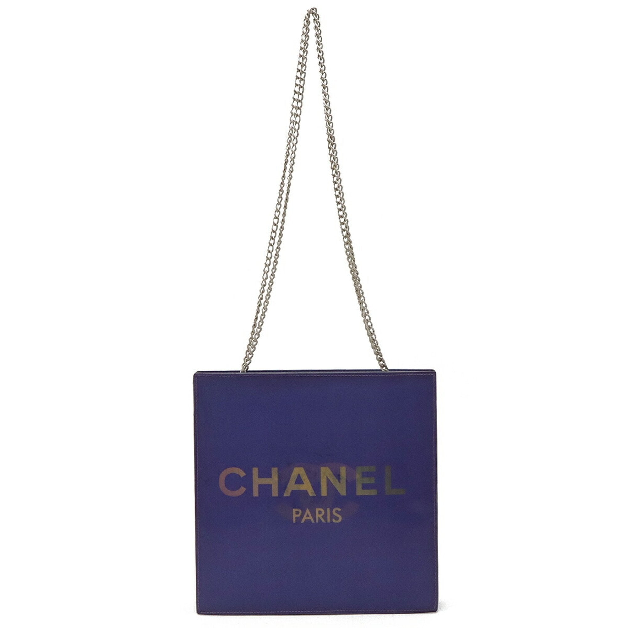 Chanel Purple Vinyl Shoulder Bag (Pre-Owned)