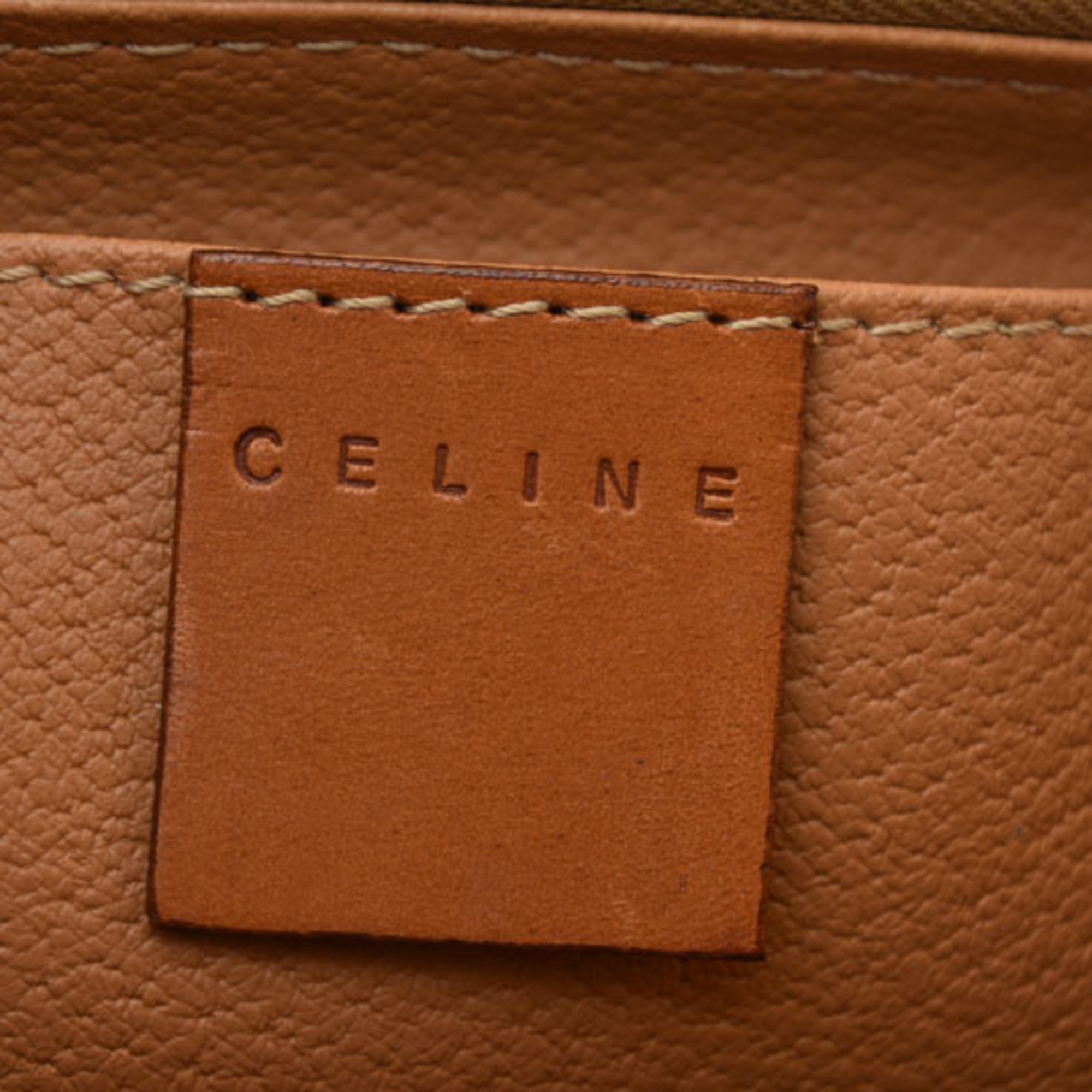 Celine Macadam Dark Brown Pvc Pouch (Pre-Owned)
