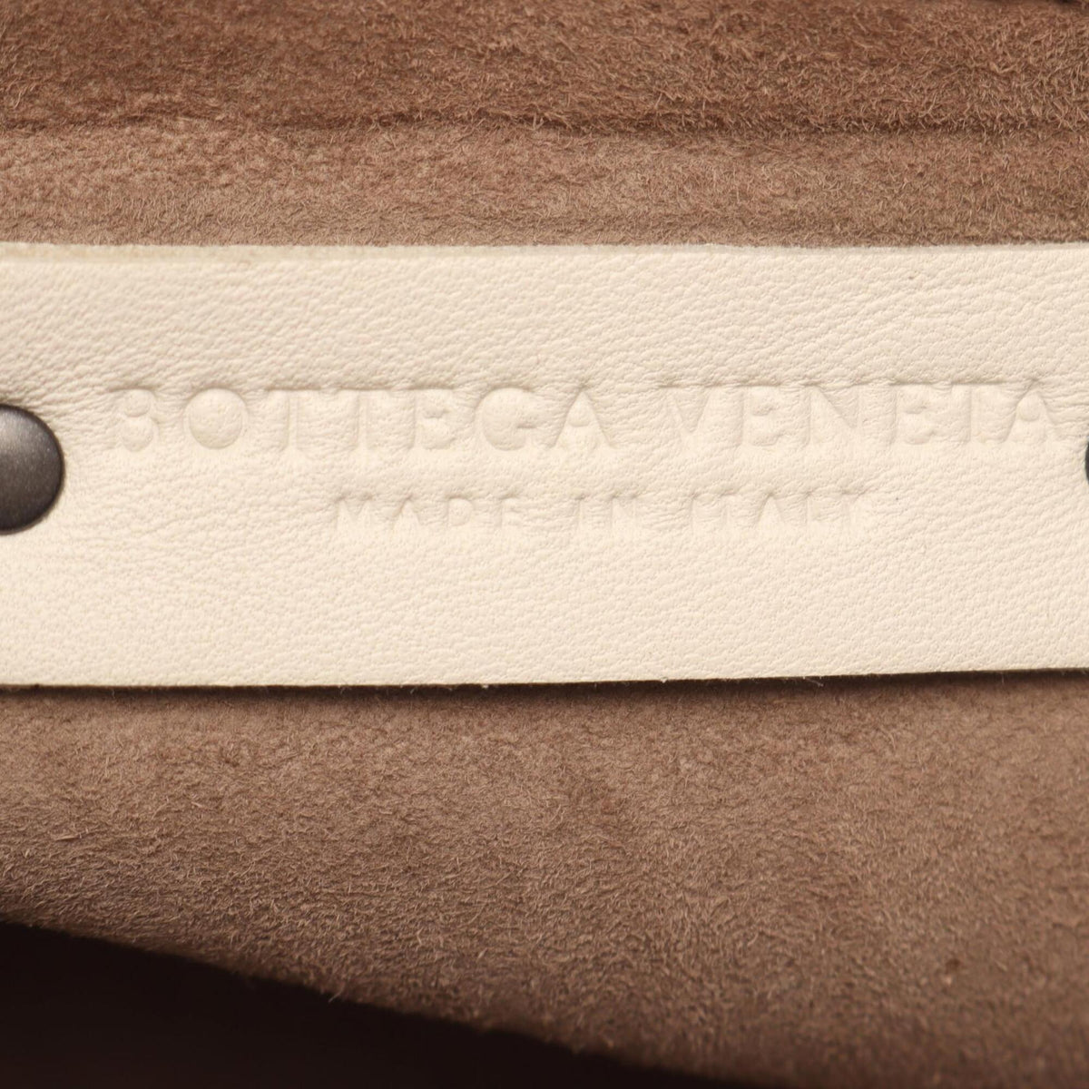 Bottega Veneta White Leather Handbag (Pre-Owned)