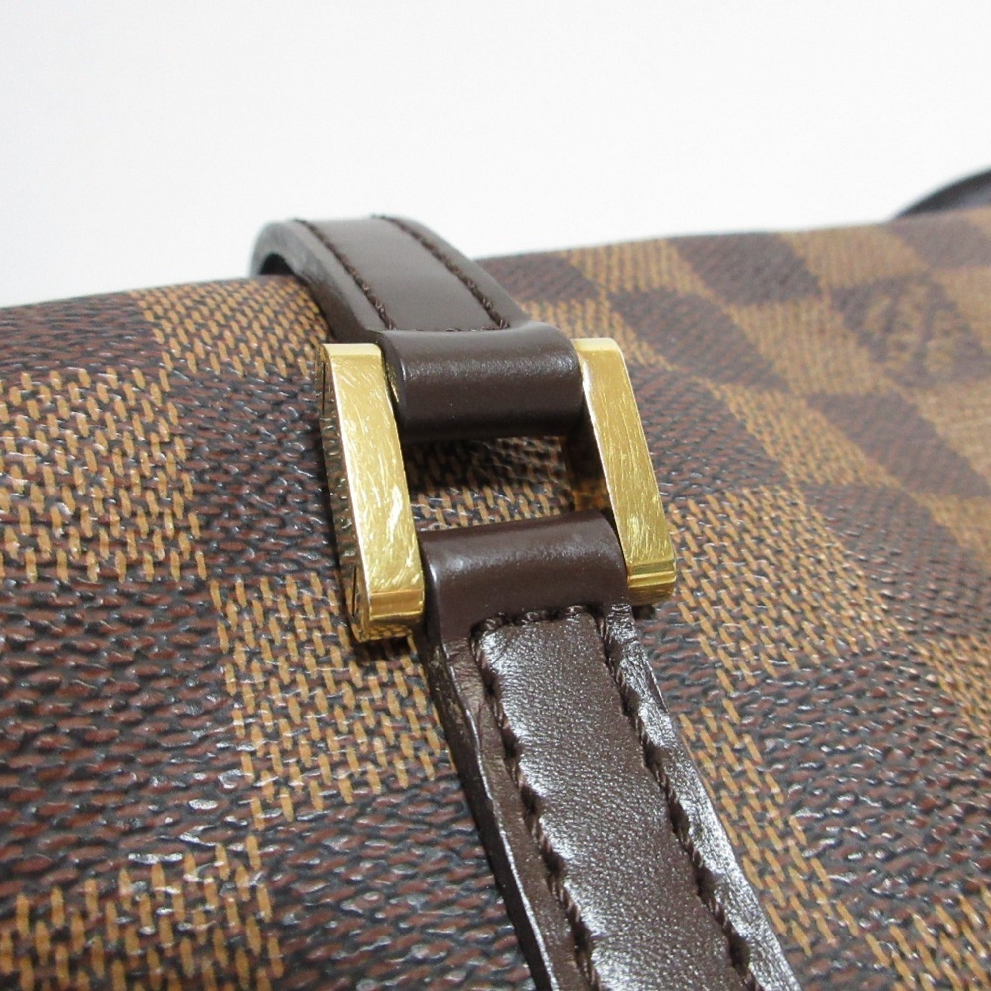 Louis Vuitton Brown Galle Damier Canvas Handbag (Pre-Owned)