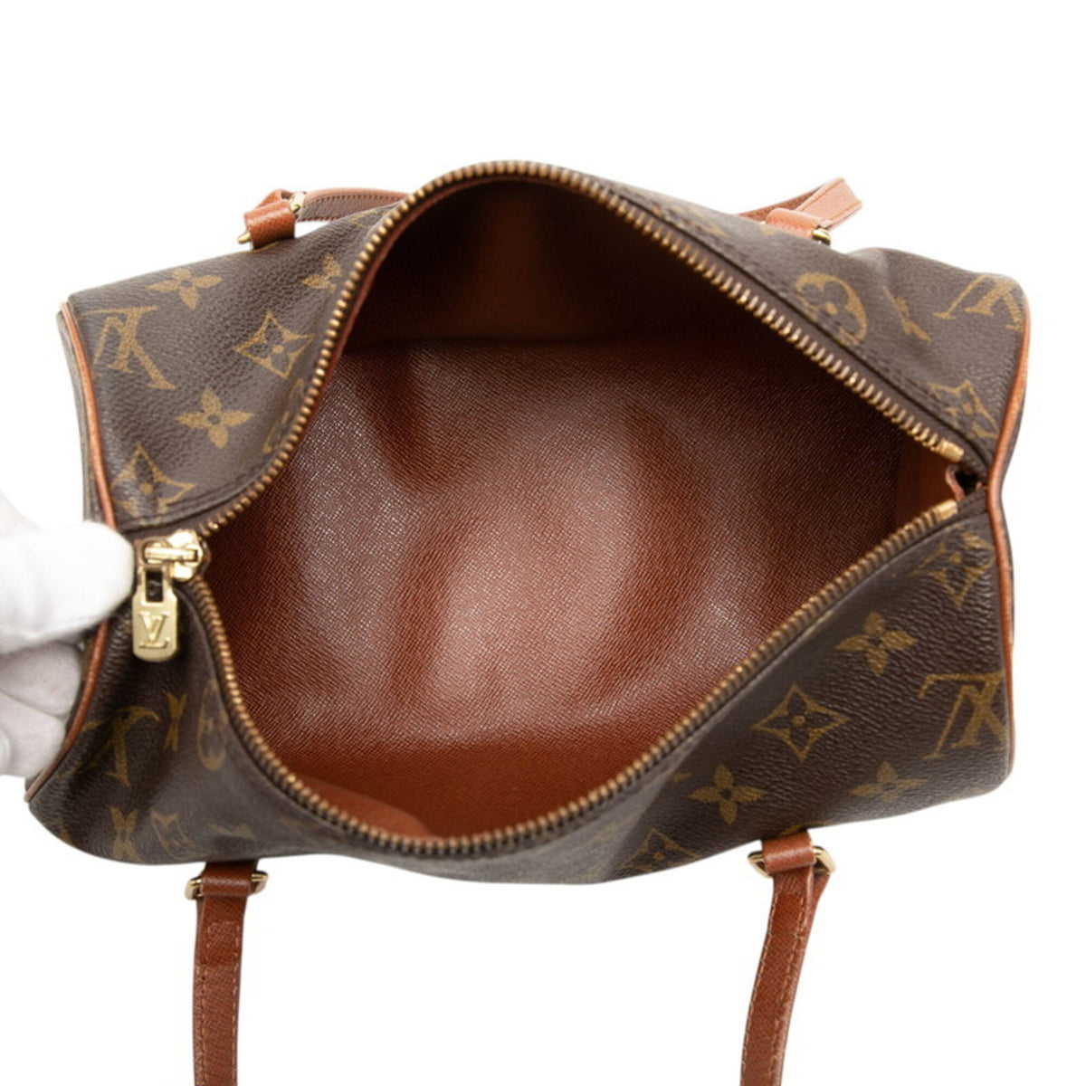 Louis Vuitton Brown Pvc Leather Handbag (Pre-Owned)