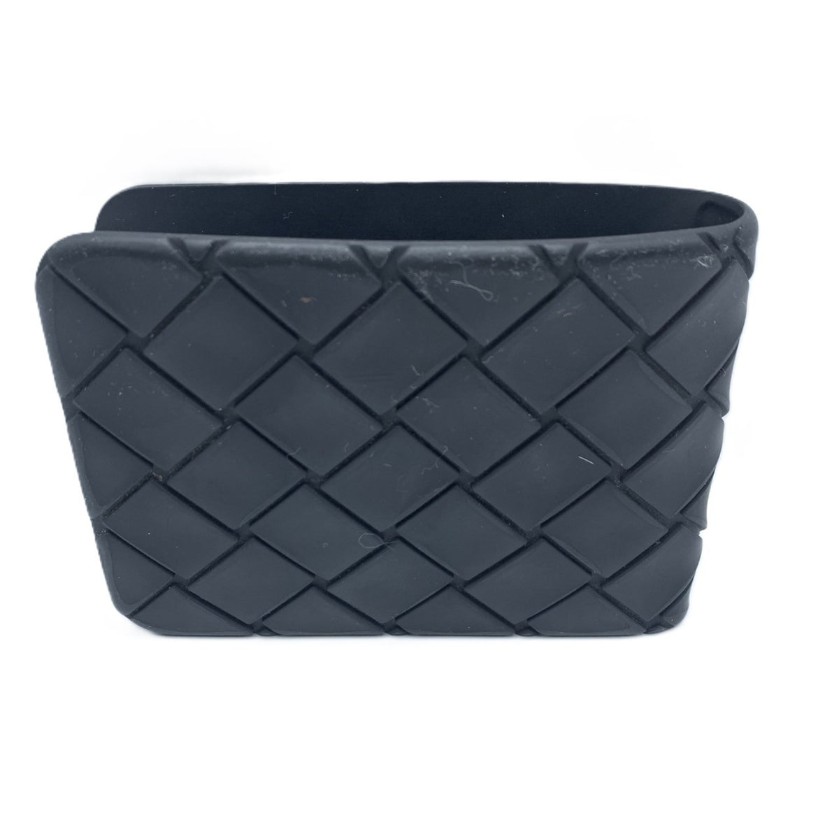 Bottega Veneta Black Rubber Wallet (Bi-Fold) (Pre-Owned)