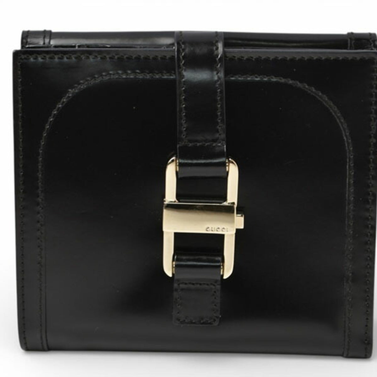Gucci Black Leather Wallet (Bi-Fold) (Pre-Owned)