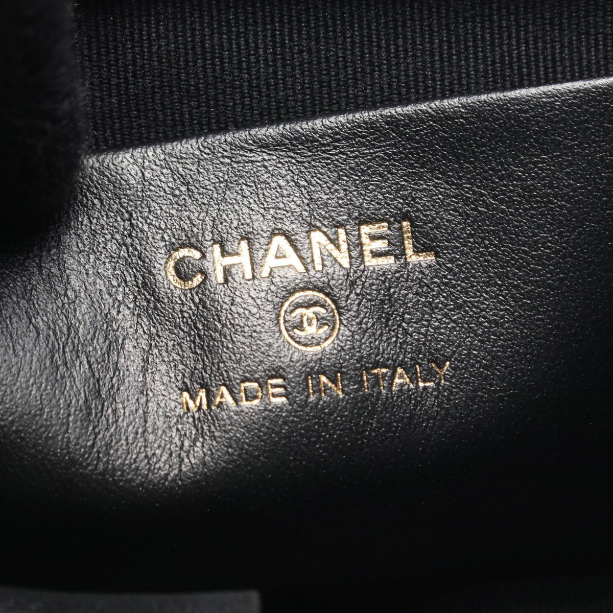 Chanel Black Leather Handbag Shoulder Bag (Pre-Owned)