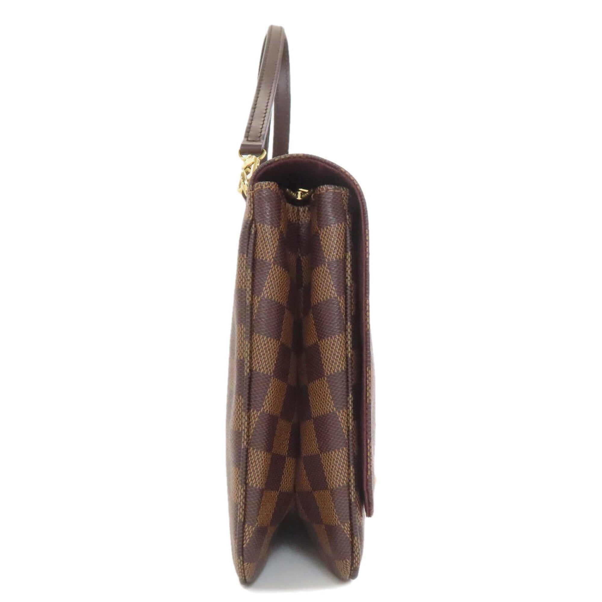 Louis Vuitton Damier Canvas Ebene Damier Canvas Shoulder Bag (Pre-Owned)