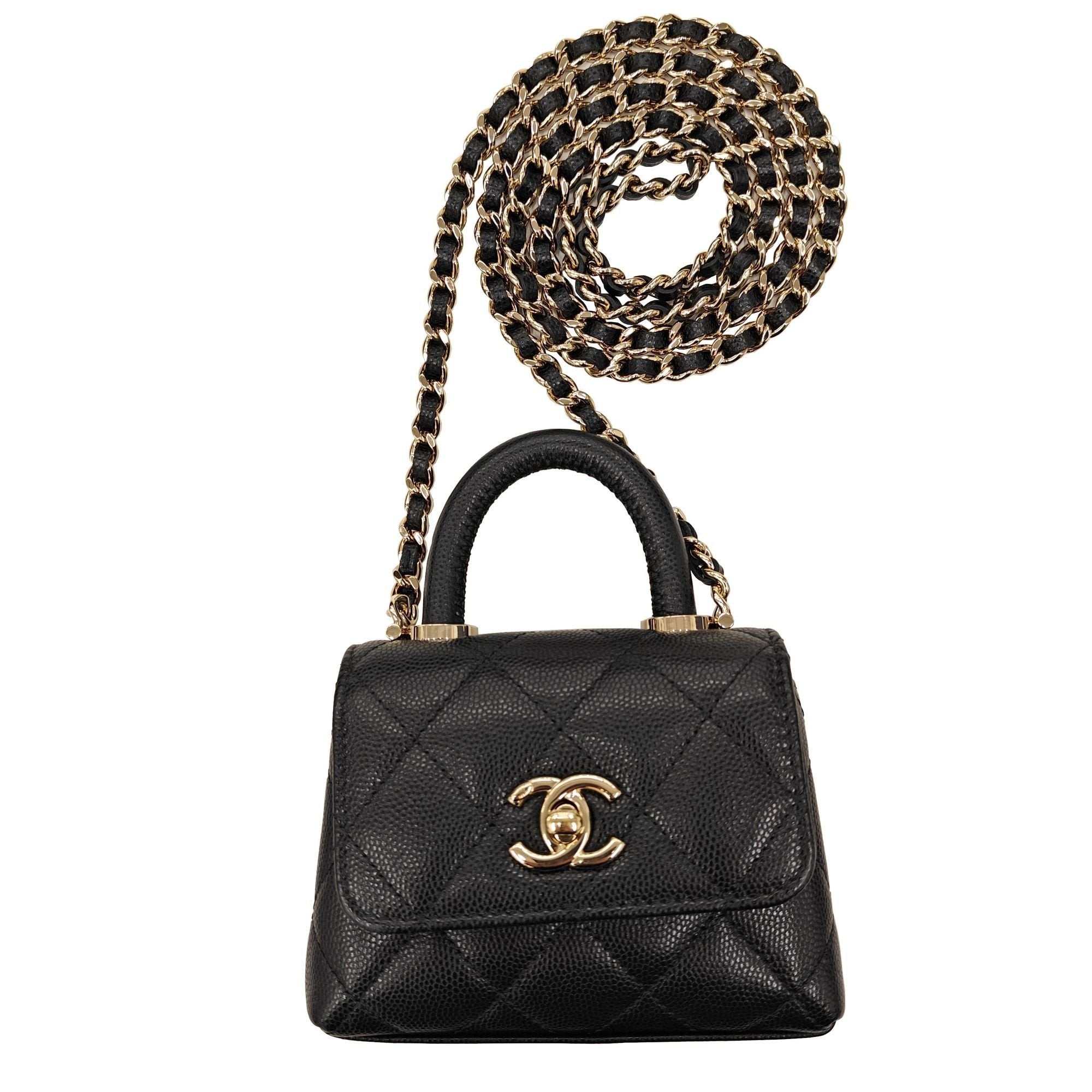 Chanel Black Caviar Leather Backpack (Pre-Owned)