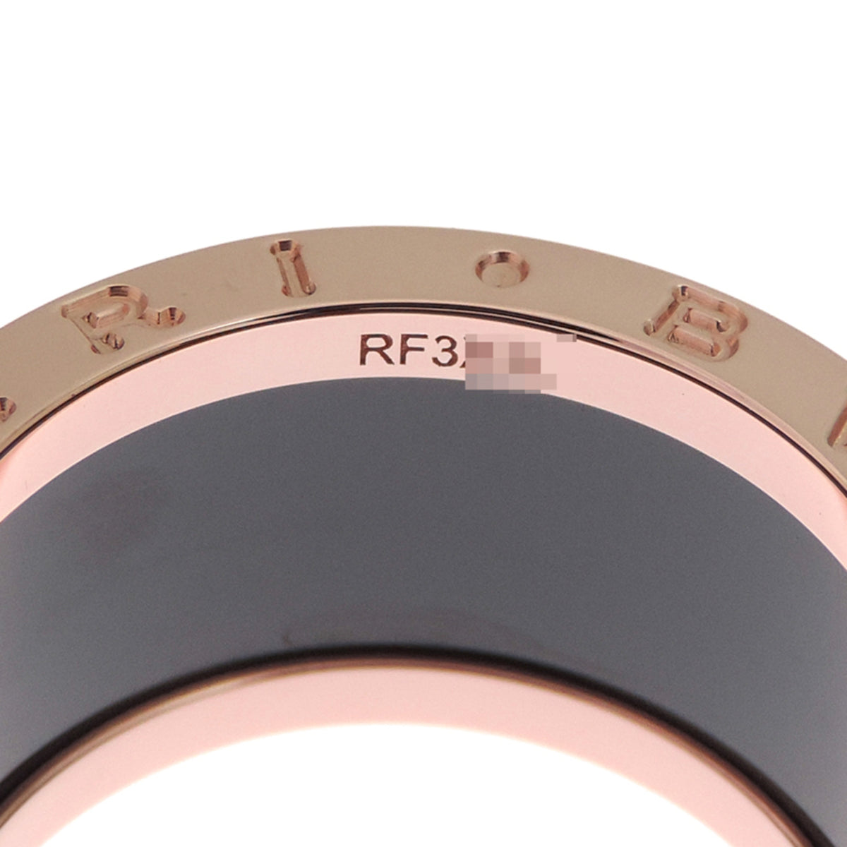 Bvlgari Pink Gold (18K) Ceramic Band Ring (Pre-Owned)