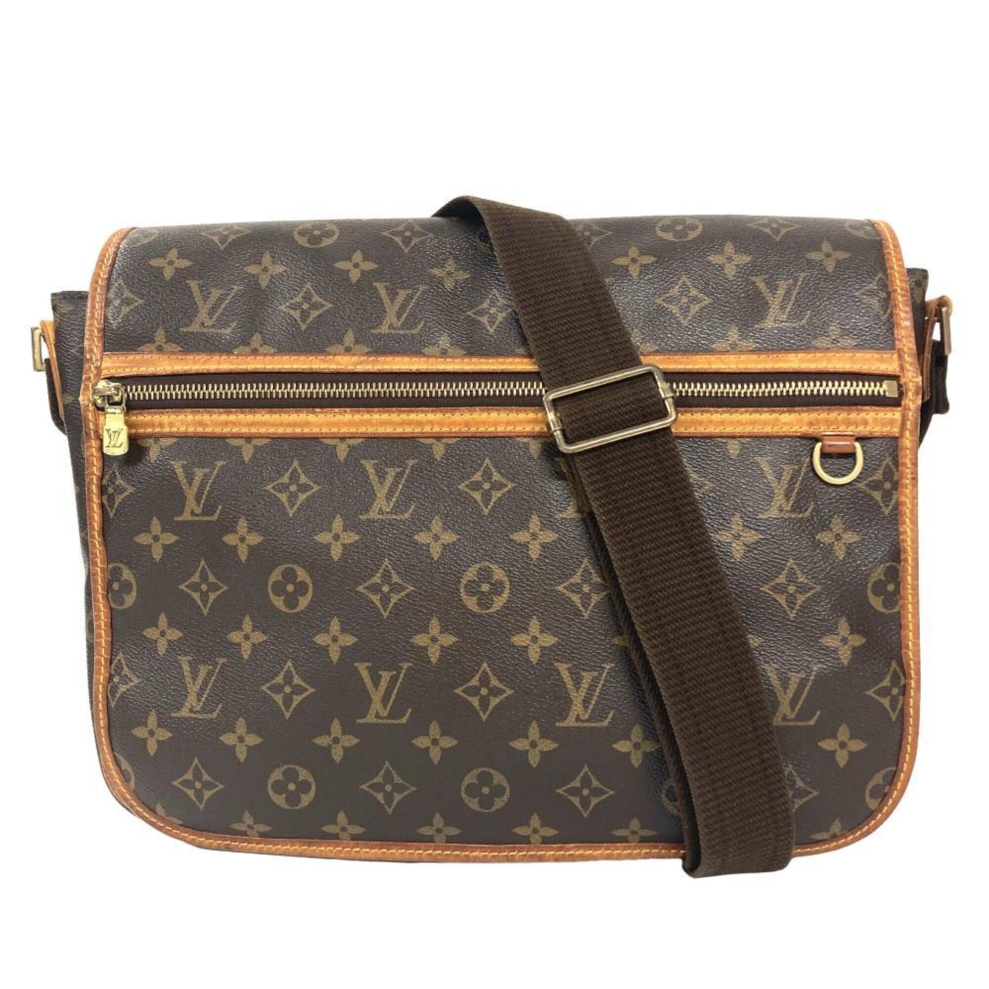 Louis Vuitton Brown Monogram Canvas Messenger Bag Shoulder Bag (Pre-Owned)