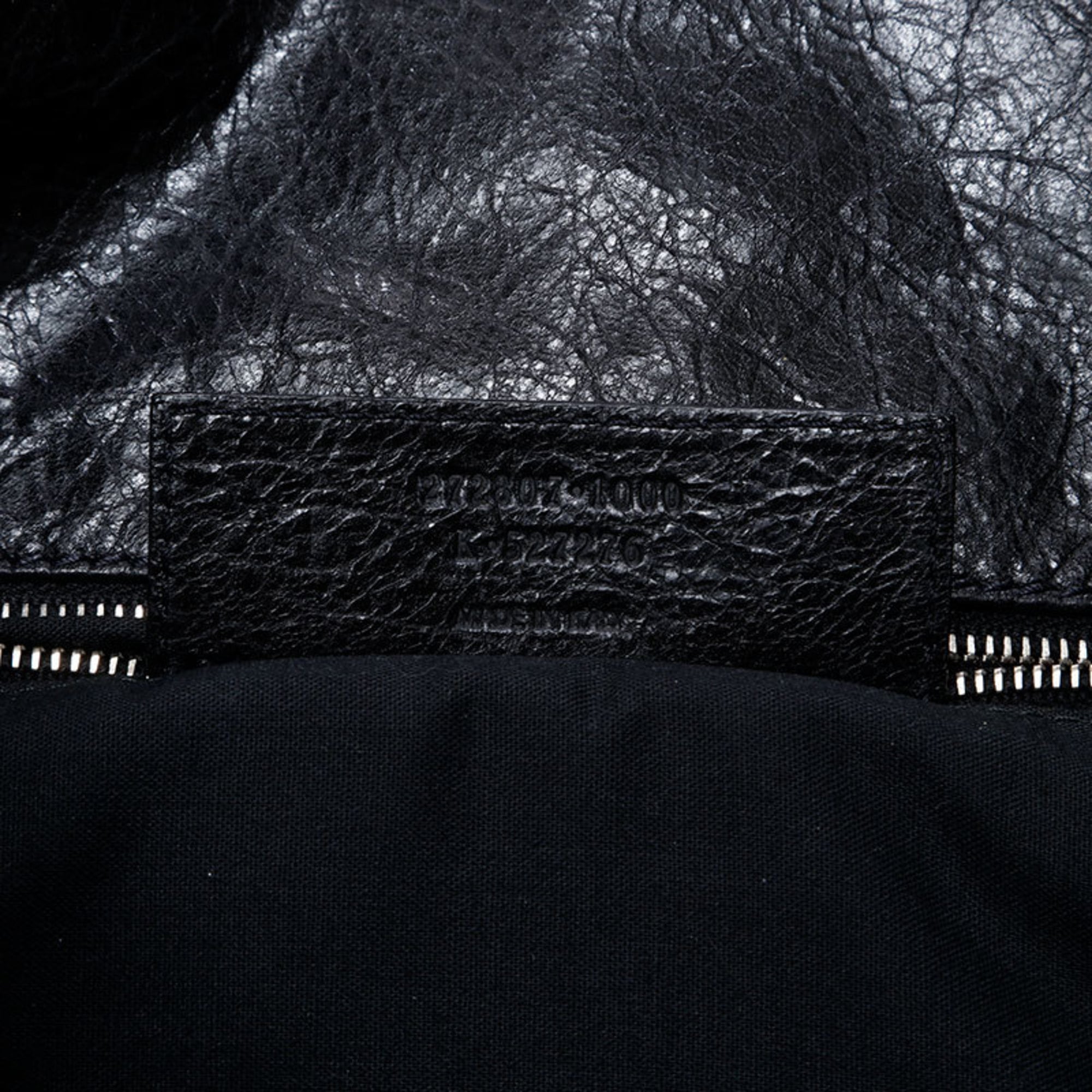 Balenciaga Black Leather Shoulder Bag (Pre-Owned)