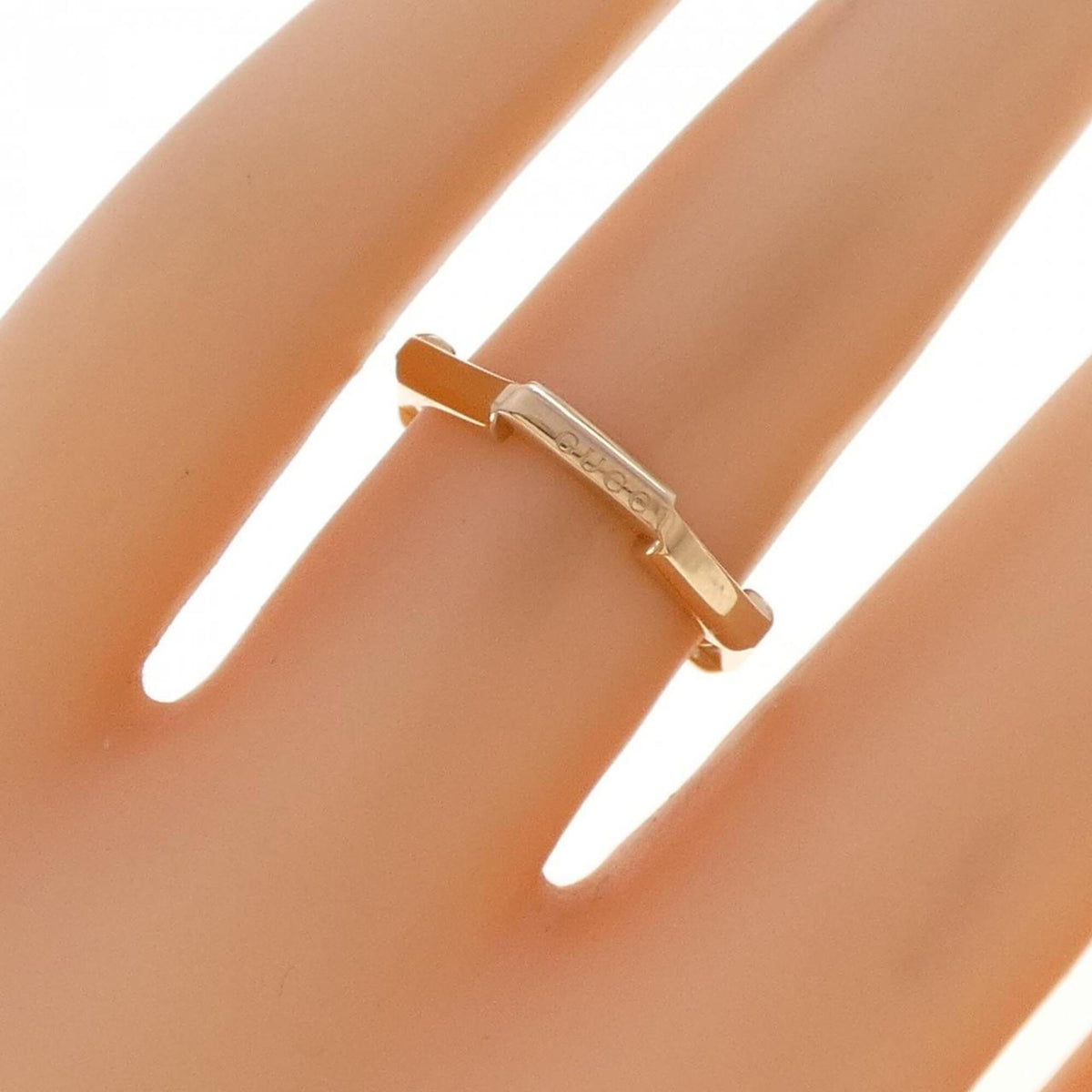 Gucci Pink Gold (18K) Band Ring (Pre-Owned)