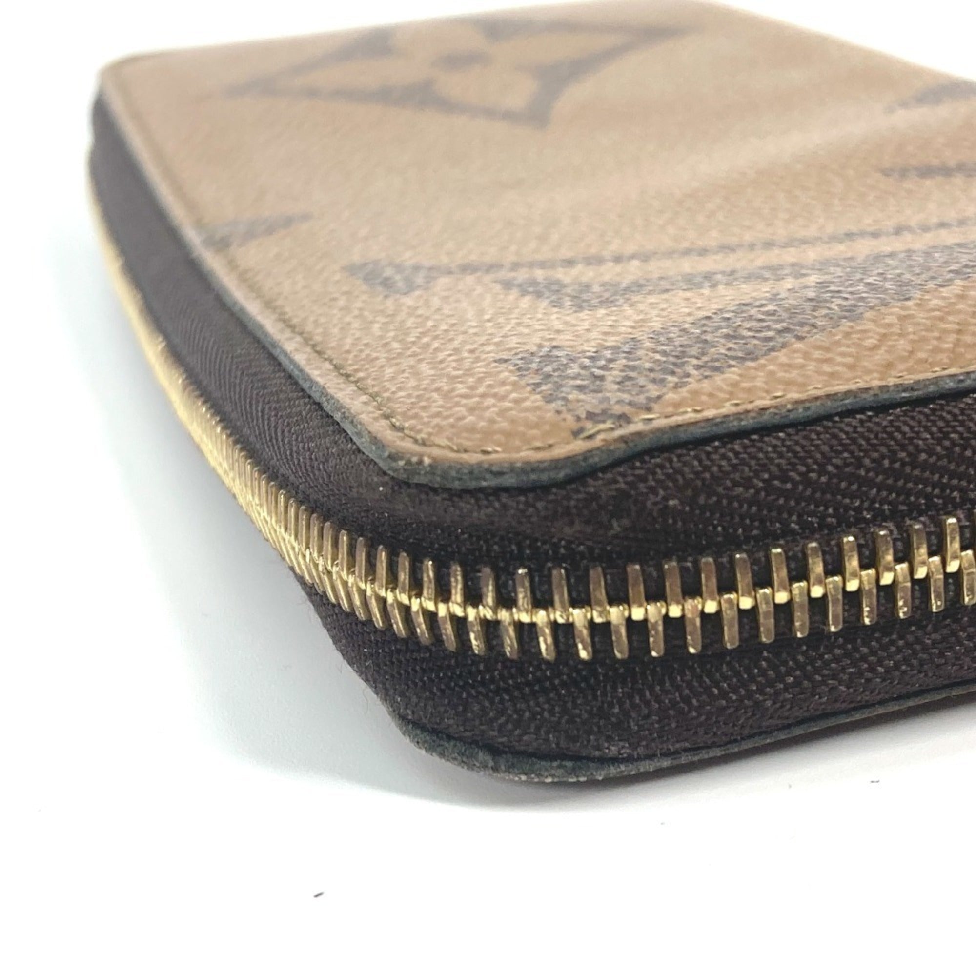 Louis Vuitton Brown Monogram Reverse Long Wallet (Bi-Fold) (Pre-Owned)